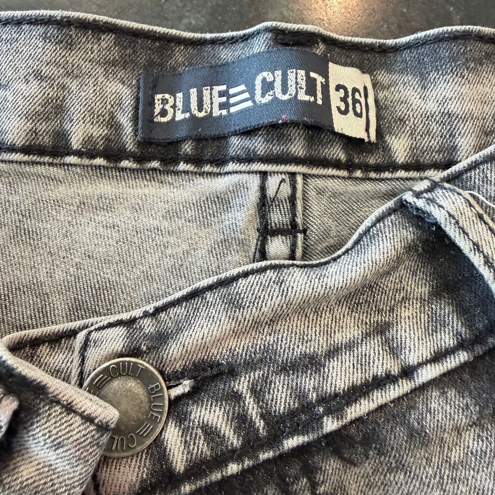 Other Blue Cult Distressed Gray blue Denim Size 36 Size US 36 / EU 52 - 3 Thumbnail