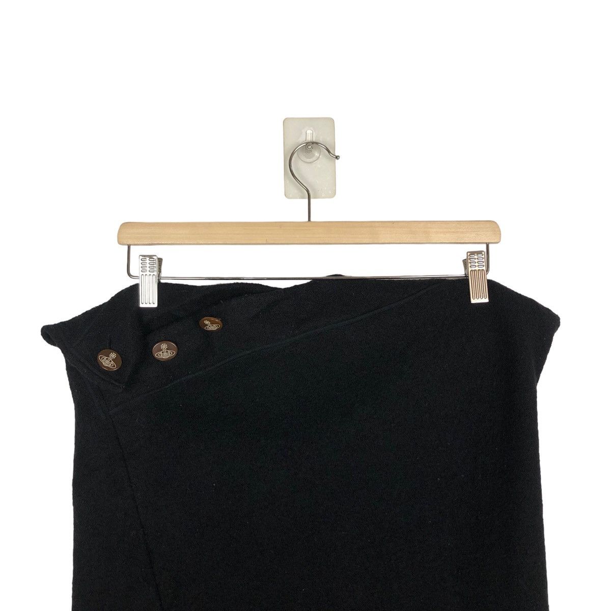 Vivienne Westwood 🔥RARE BONDAGE DESIGN WOOL SHORT SKIRT VIVIENNE WESTWOOD Size 32" / US 10 / IT 46 - 7 Thumbnail