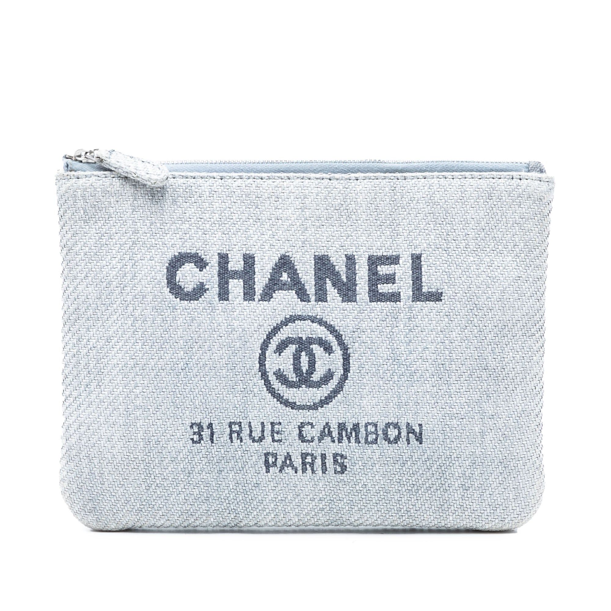 Chanel Small Denim Deauville O Case Clutch Size ONE SIZE - 1 Thumbnail