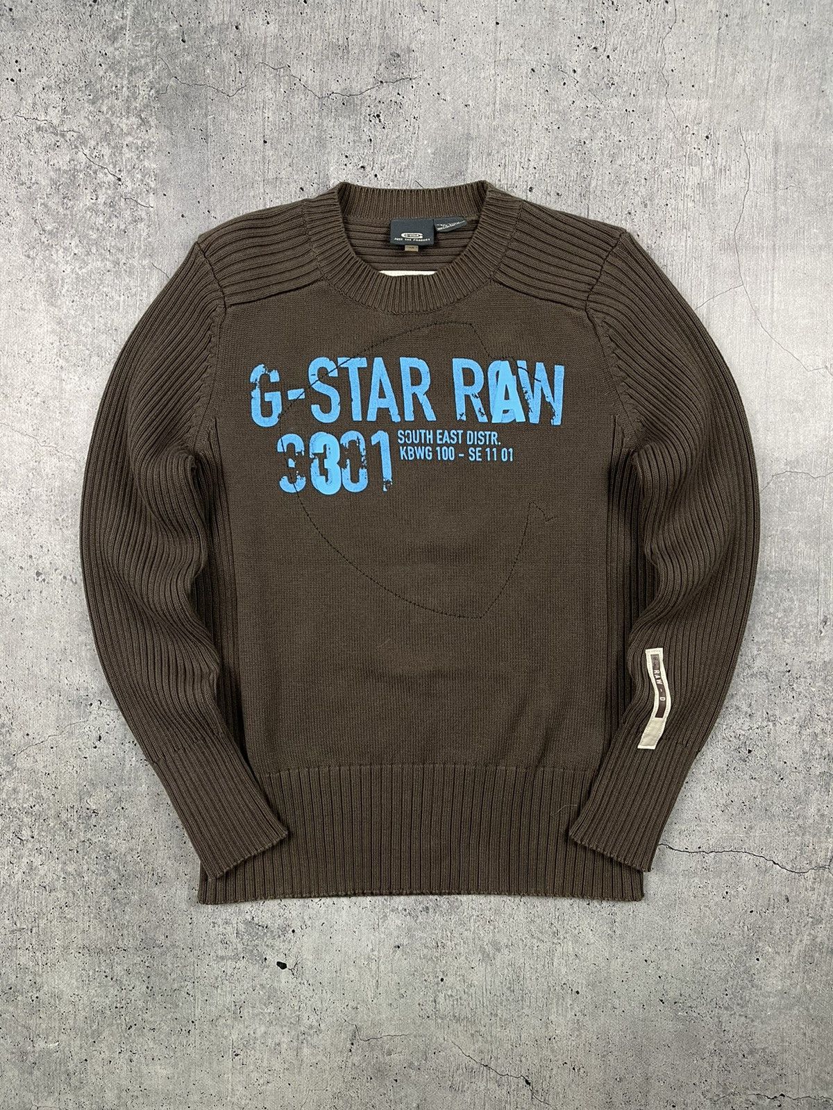 G-Star × Vintage Avant Garde G Star Raw Vintage Knitted Sweater Size M Size US M / EU 48-50 / 2 - 1 Thumbnail