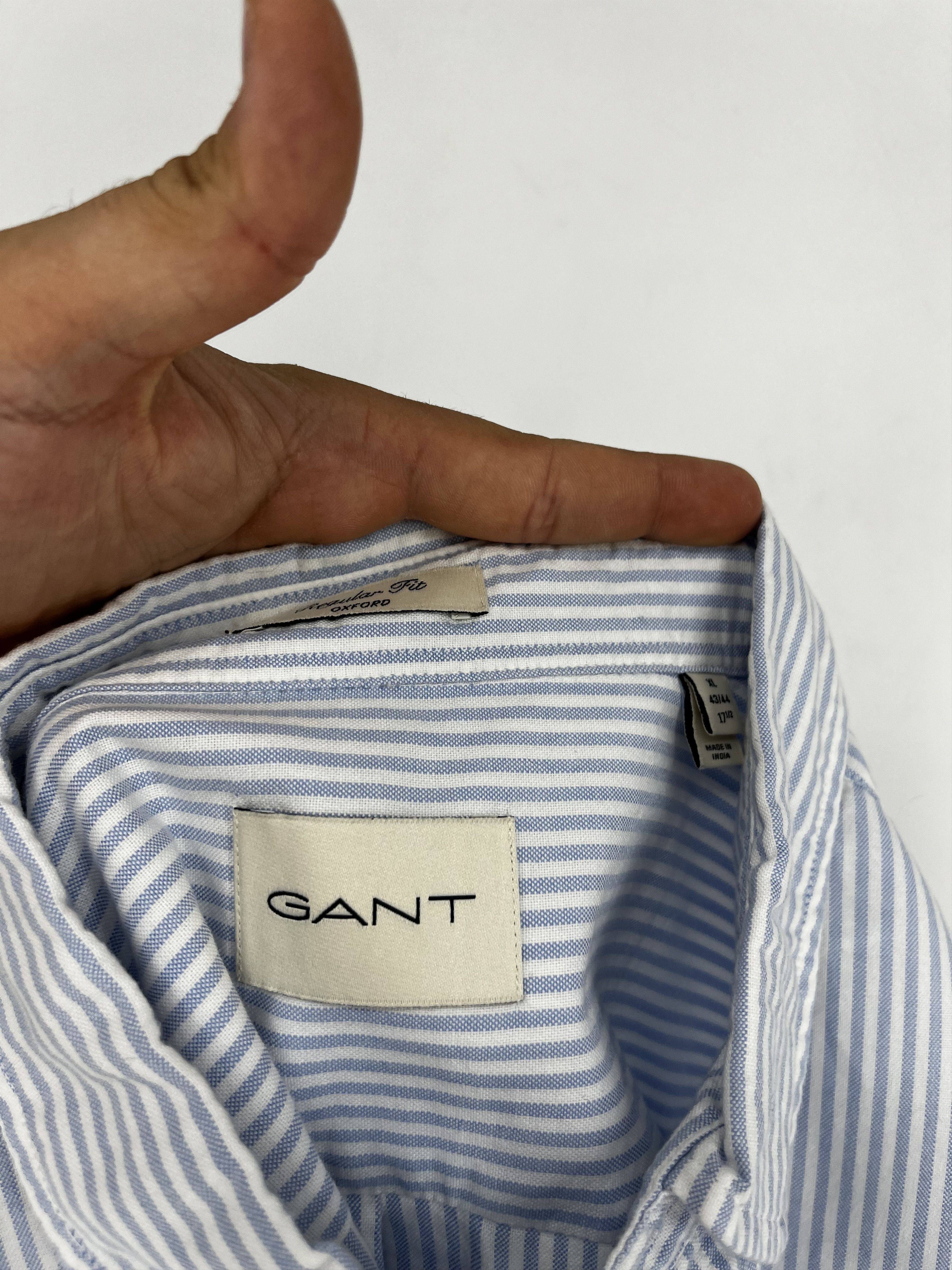 Gant Vintage Flannel GANT Striped Shirt Travis style Size XL Size US XL / EU 56 / 4 - 8 Thumbnail