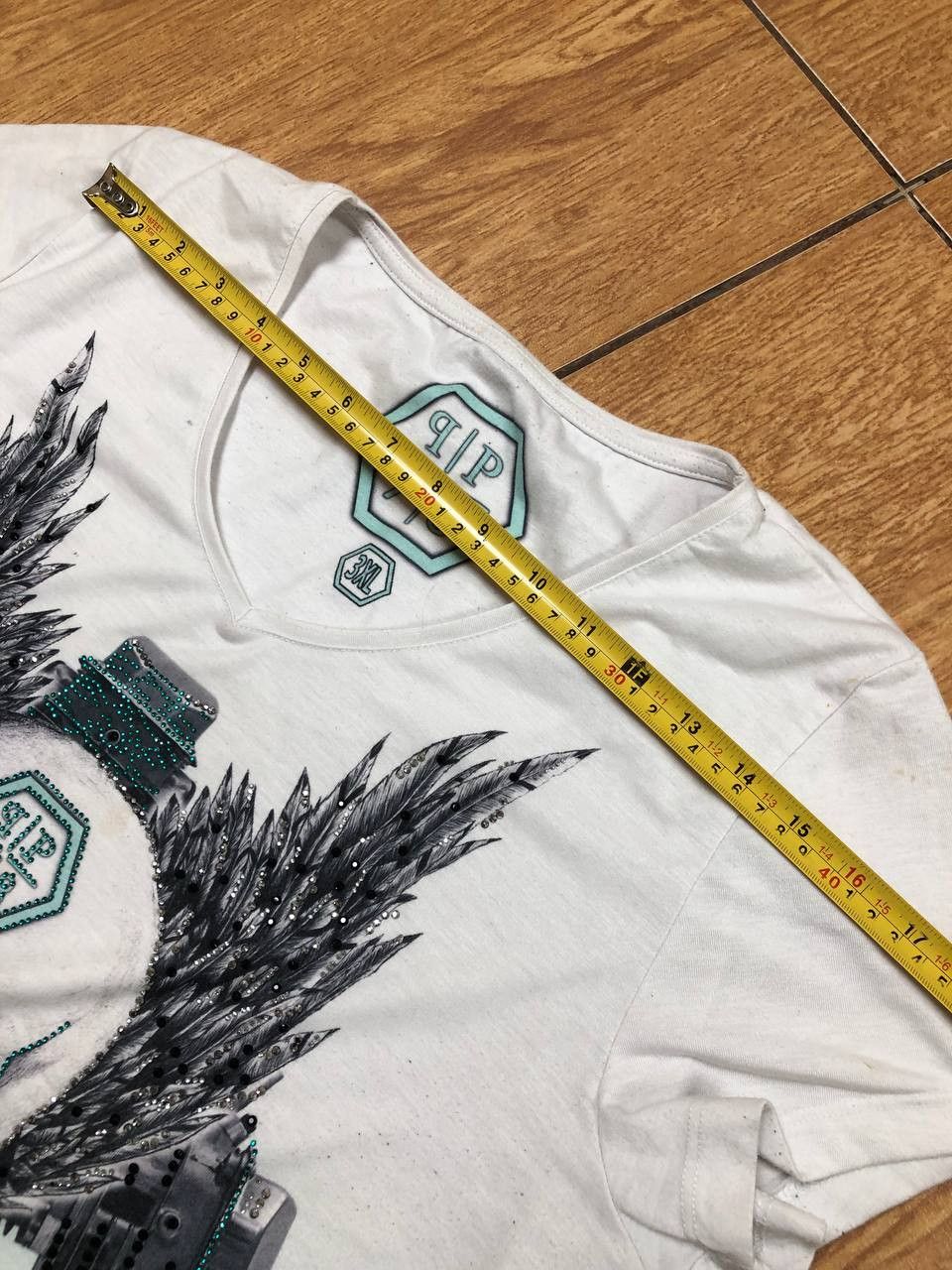 Japanese Brand × Philipp Plein Y2K Affliction Style All Over Print T Shirt Tee Japan Size US M / EU 48-50 / 2 - 6 Thumbnail