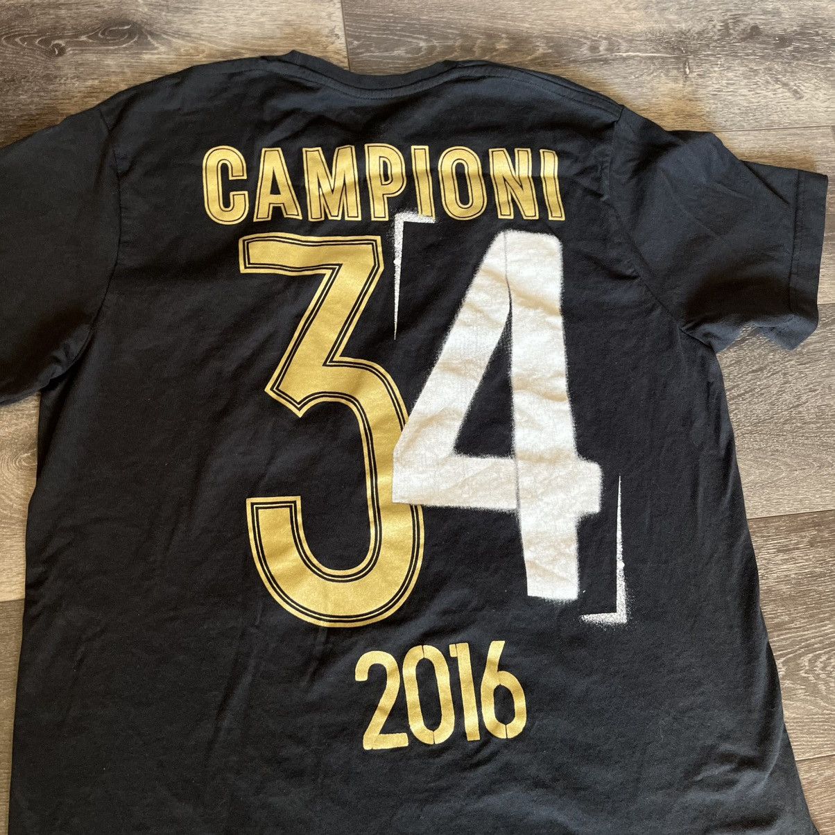 Adidas Adidas Juventus FC Campioni 2016 Champions 34 Soccer T Shirt Size US L / EU 52-54 / 3 - 4 Thumbnail