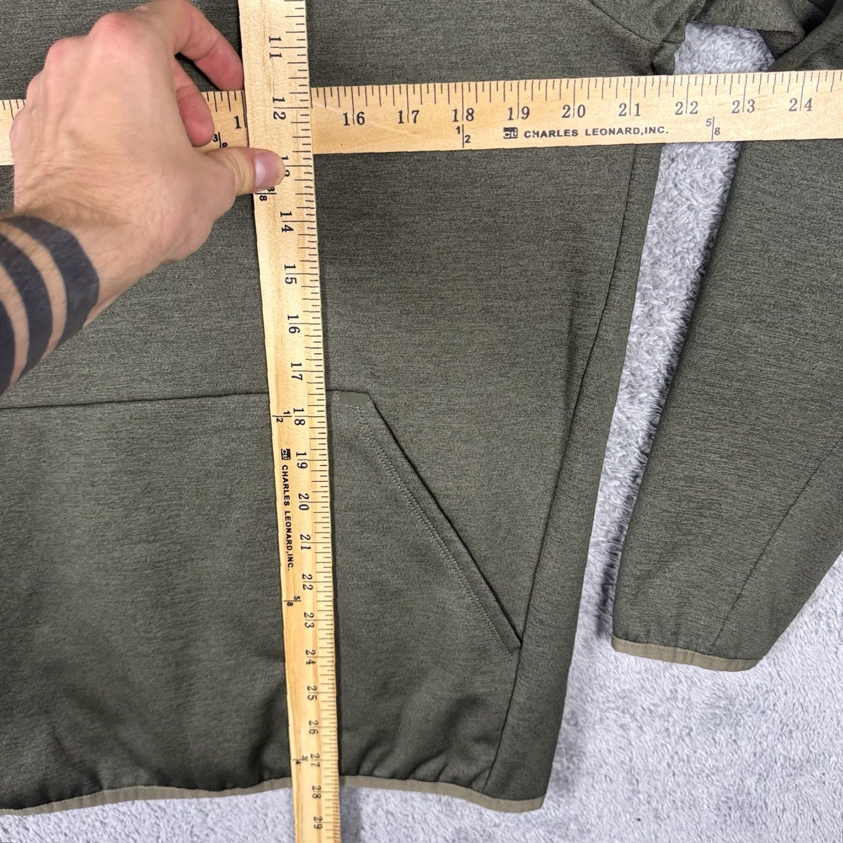 Vintage Huk Hoodie Mens M Fin Performance Fishing Fleece Sweatshirt Outdoor Hunt Tech Shirt Size US M / EU 48-50 / 2 - 6 Thumbnail