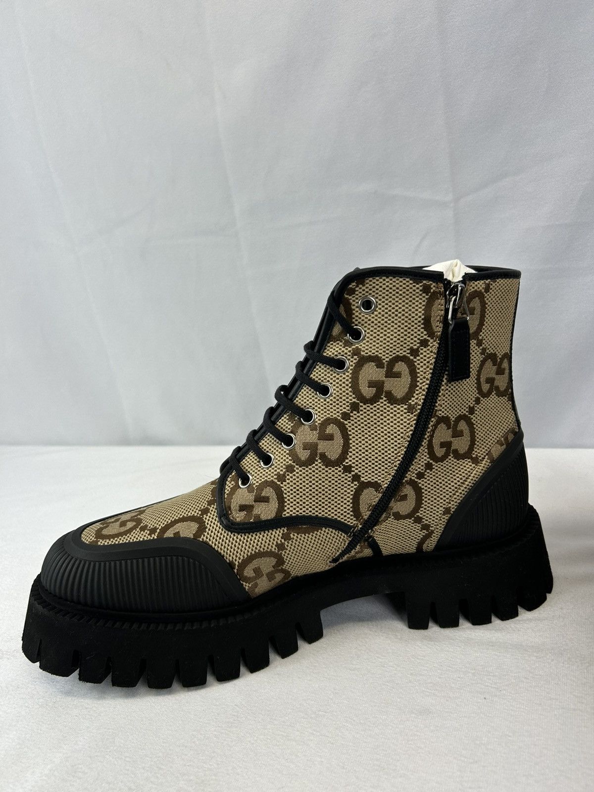 Gucci Gucci GG lace-up combat boots Size US 9.5 / EU 42-43 - 3 Thumbnail