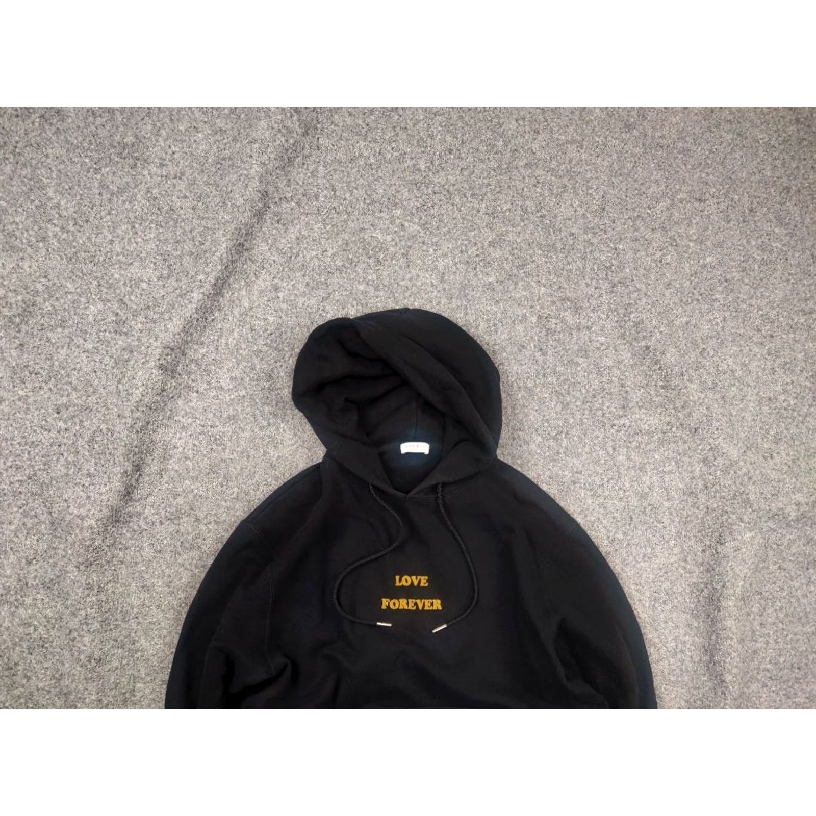 Sandro Sandro Paris Design Black Cotton Love Forever Logo Oversized Hoodie Shirt Mens L Black Logo Oversized Hoodie 2010s Paris Theme 90s? Size US L / EU 52-54 / 3 - 2 Thumbnail