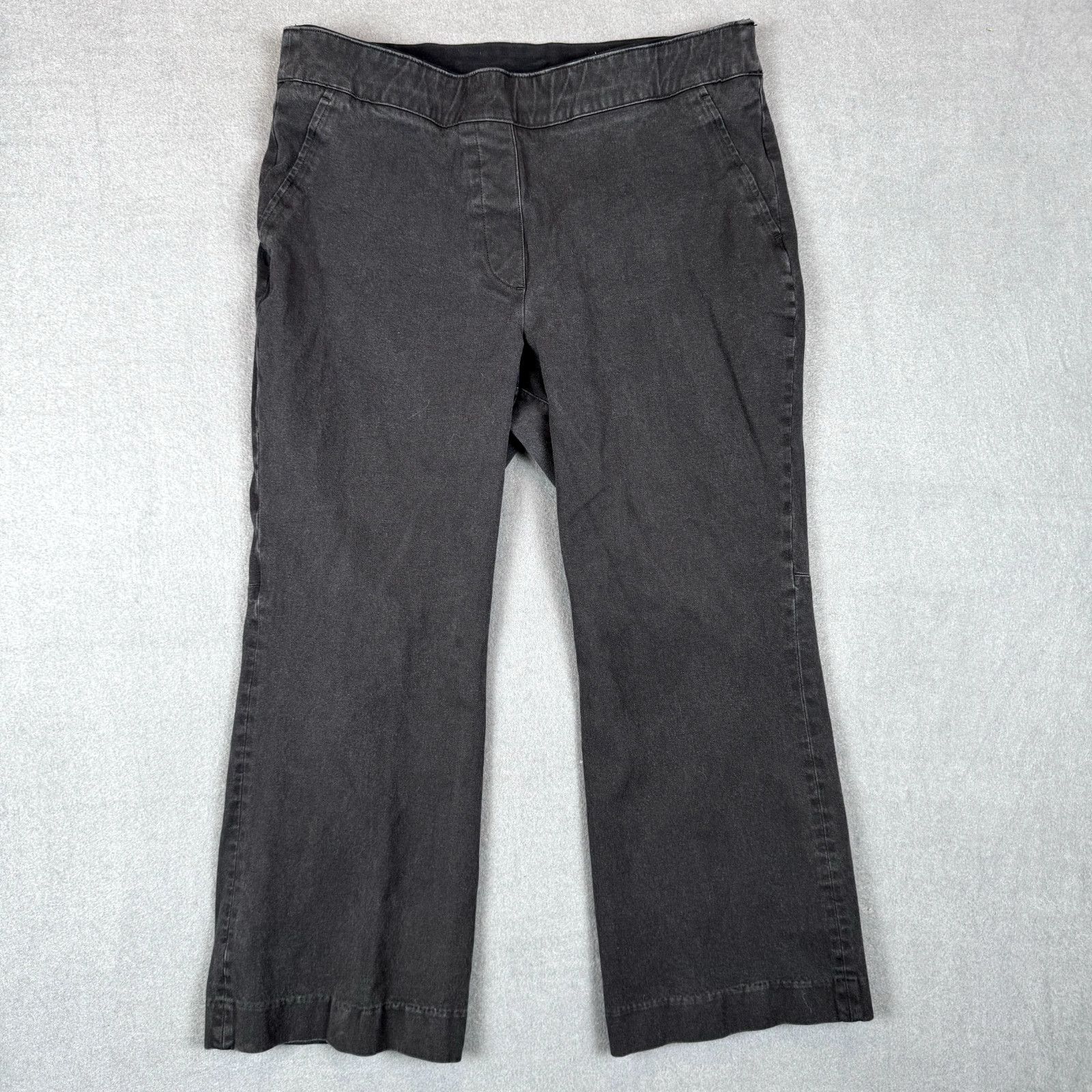 Spanx Spanx Womens Medium Black On-the-Go Polished Kick Flare Size 28" / US 6 / IT 42 - 2 Thumbnail