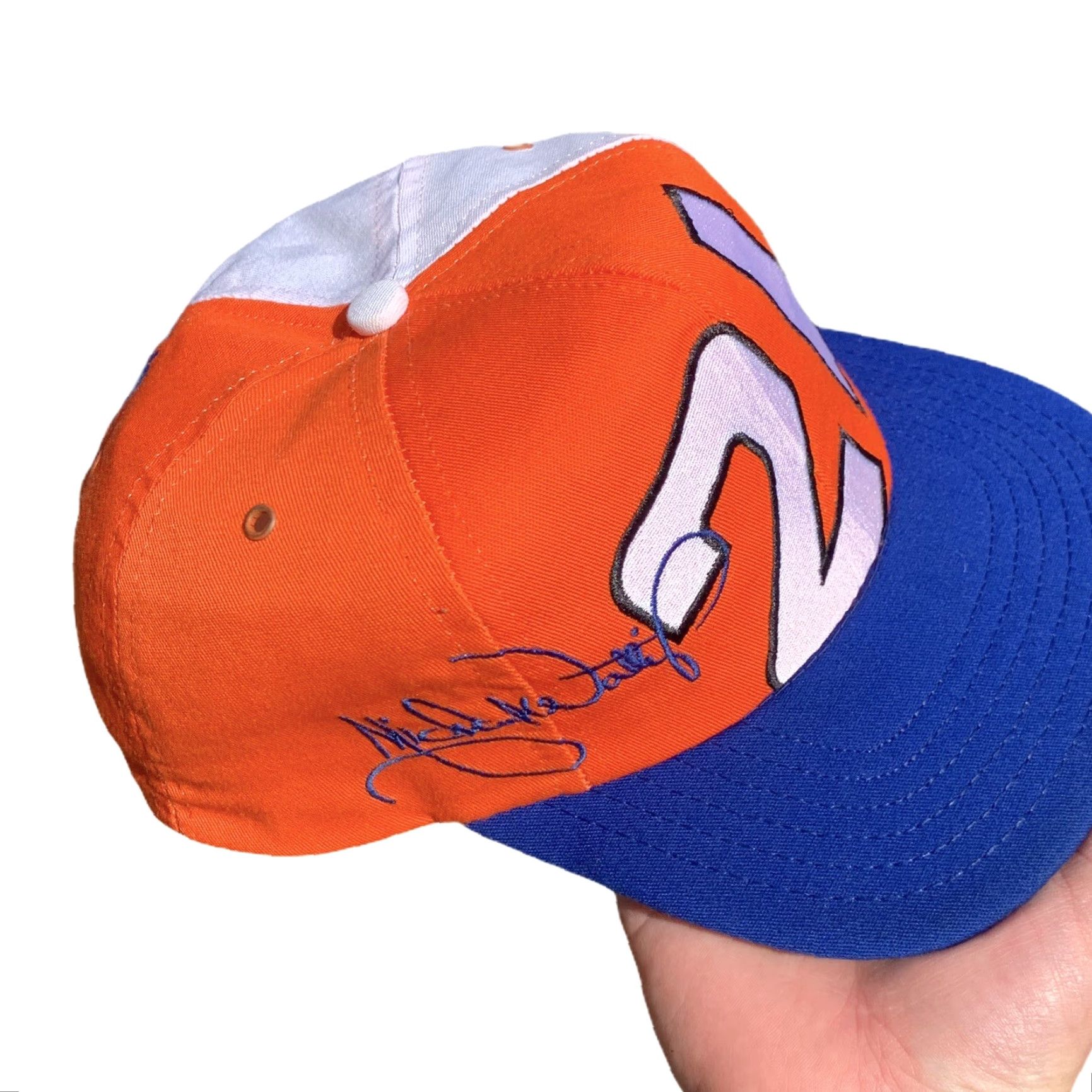 Vintage VINTAGE Chase Nascar Hat - Michael Waltrip #21 Snapback, 90s Racing, Orange, Adjustable Mens Size ONE SIZE - 2 Thumbnail
