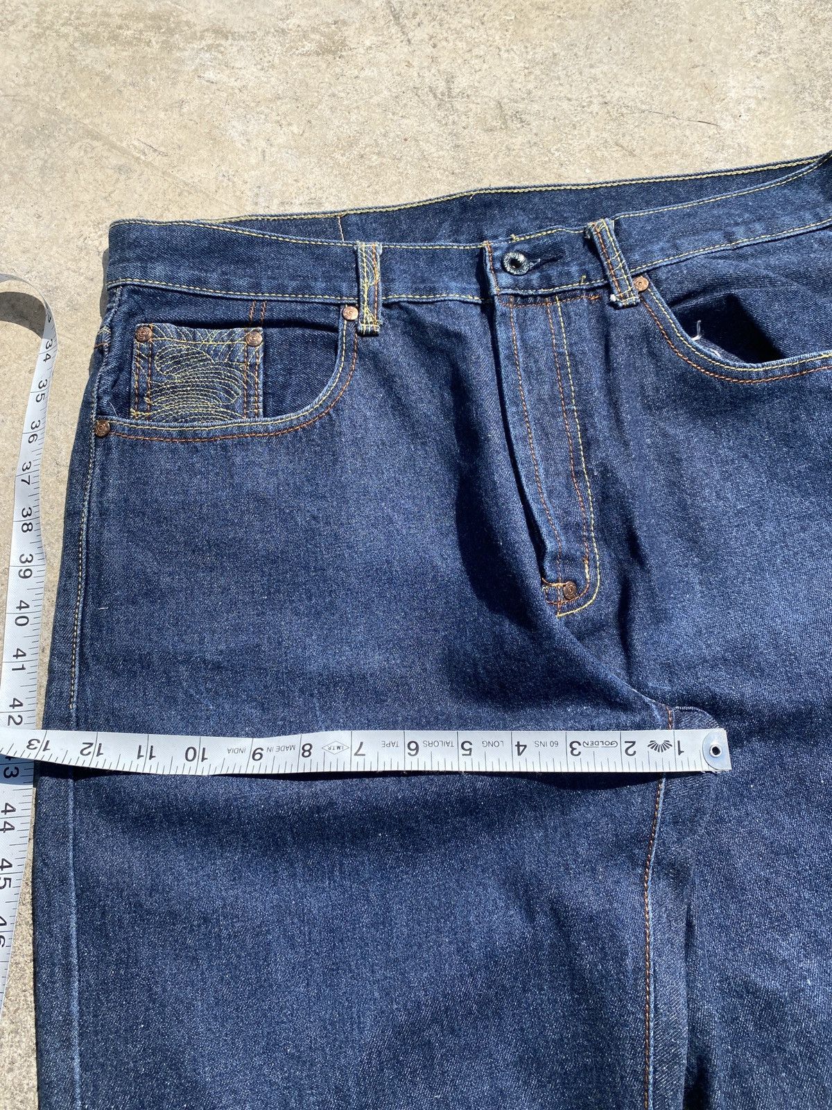 JNCO RMC Embroidery Denim Jean Size US 36 / EU 52 - 8 Thumbnail