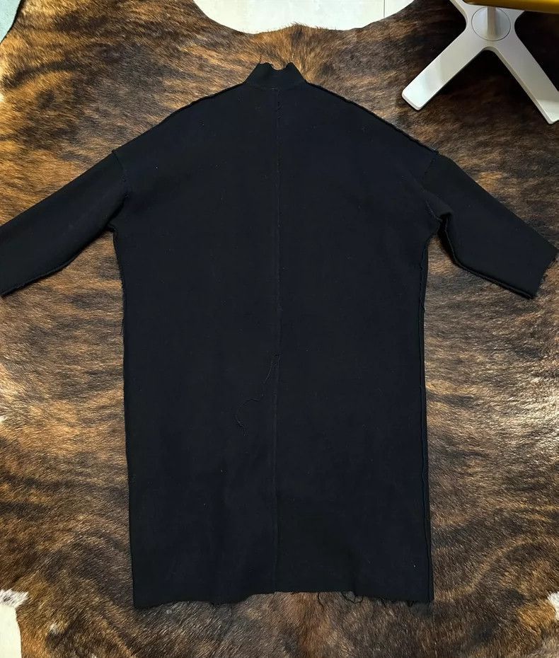 Yohji Yamamoto Yohji Yamamoto Yohji Yamamoto Long Wool Coat Black Blue Size US M / EU 48-50 / 2 - 4 Thumbnail