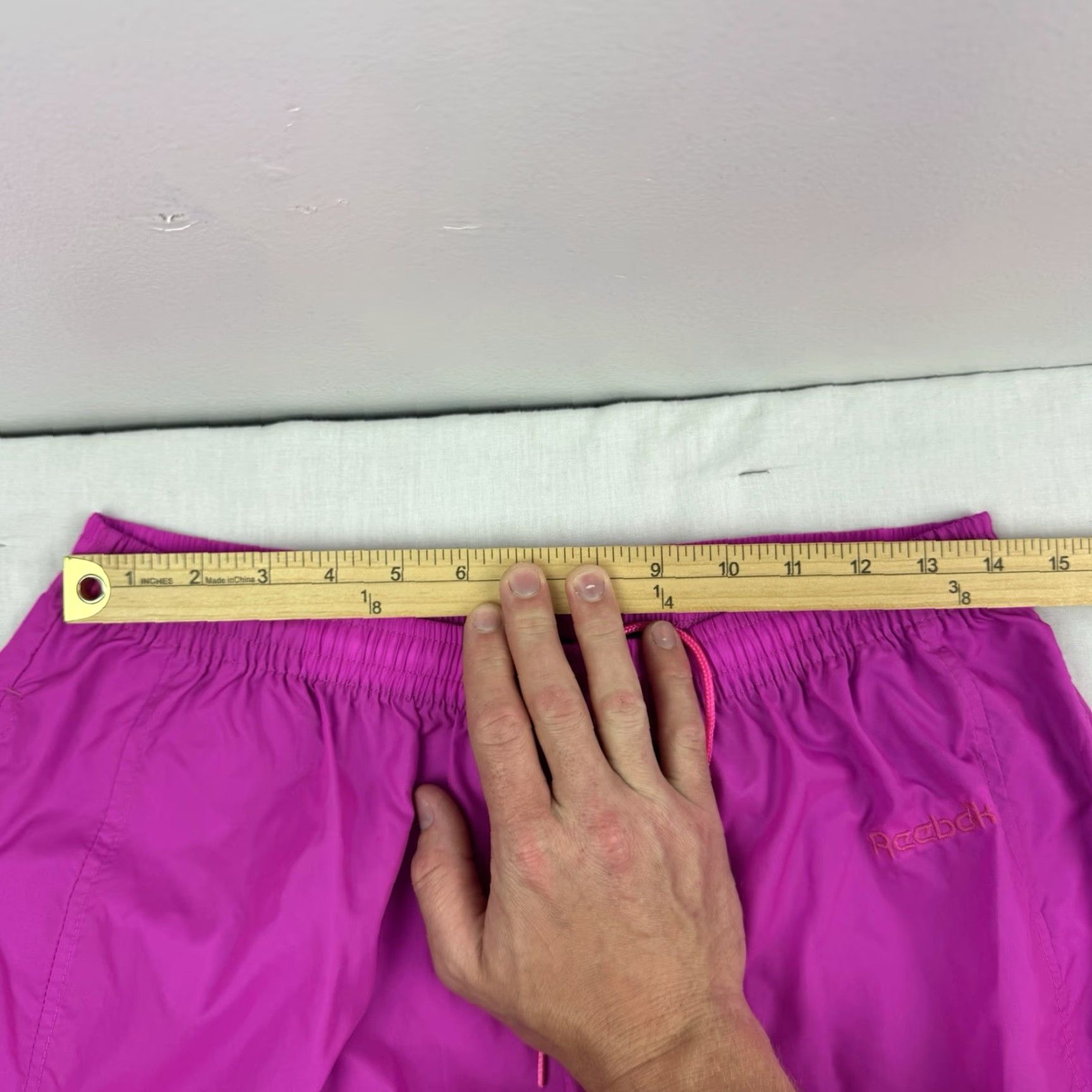 Reebok VINTAGE Reebok Track Pants Women’s Large Pink Baggy Athletic 90s Size 36" / US 14 / IT 50 - 6 Thumbnail