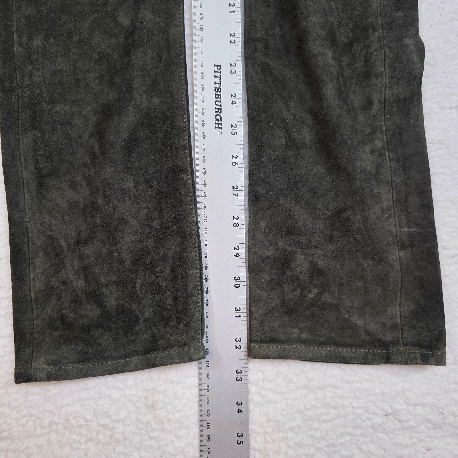 RRL Ralph Lauren Ralph Lauren Double RL RRL Slim Suede Roughout Western Pants Size US 30 / EU 46 - 6 Thumbnail