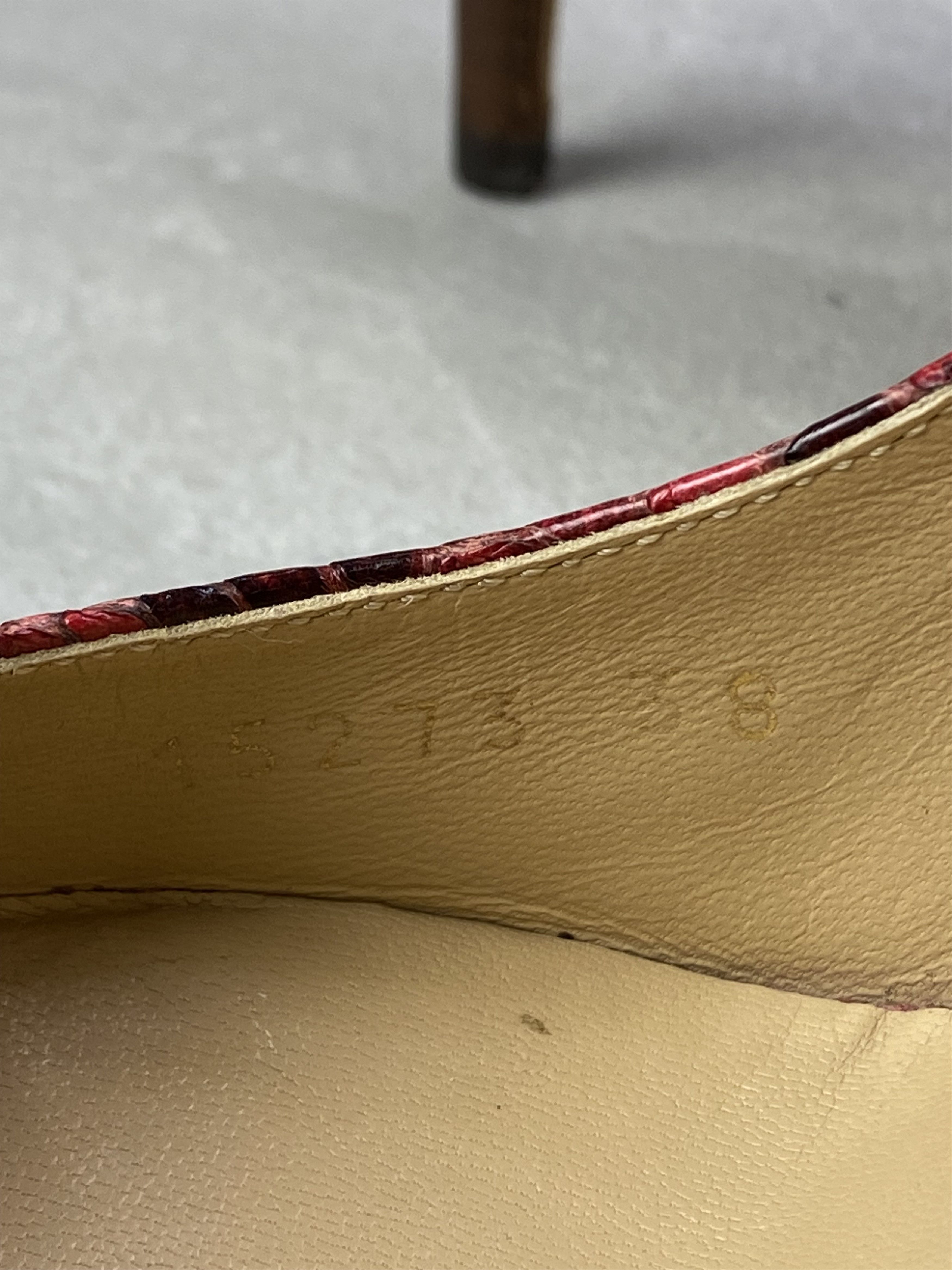 Dolce & Gabbana Dolce & Gabbana Red Python Pointed Toe Pumps Size 38 Size US 8 / IT 38 - 16 Thumbnail