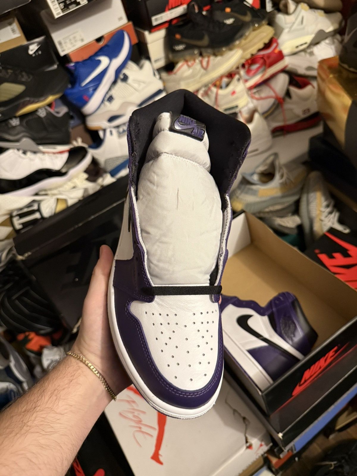 Jordan Brand Jordan retro 1 court purple sz 10.5 new Size US 10.5 / EU 43-44 - 2 Thumbnail