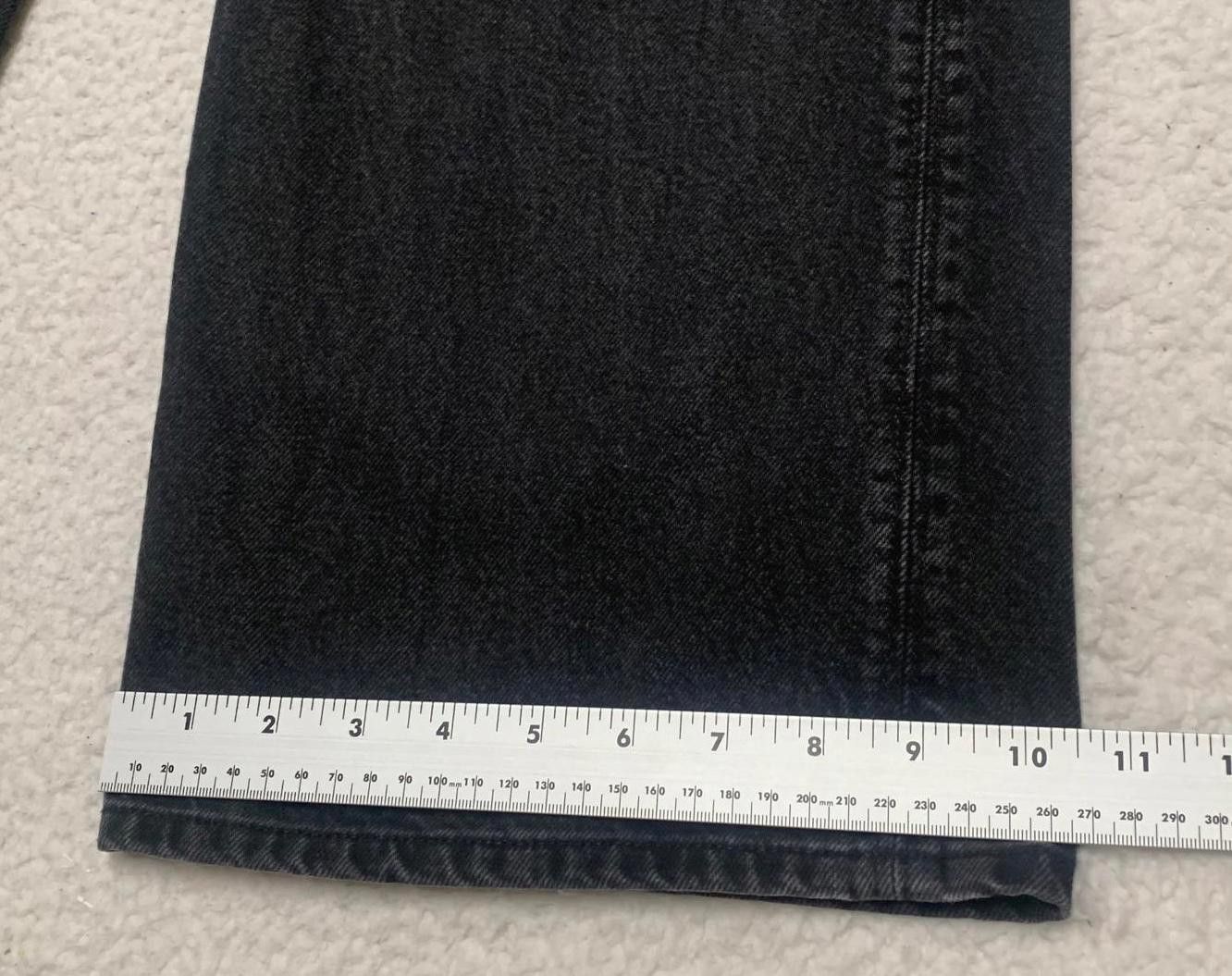 Zara Zara Women's Size 0 Wide-Leg Black Jeans 23 x 32 Actual Size 25" / US 0 / IT 36 - 9 Thumbnail