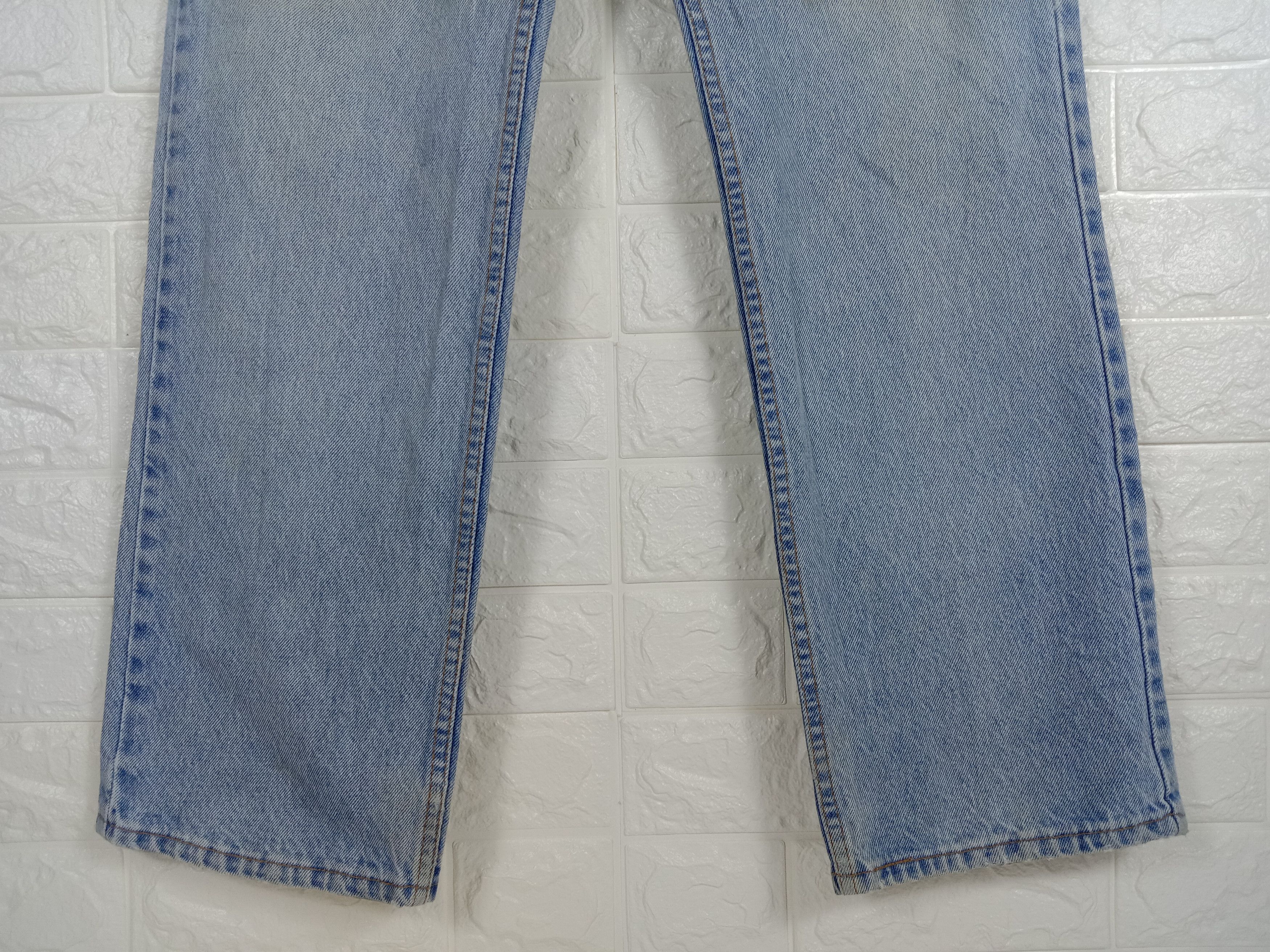 Levi's Vintage 90s Levi's 506 Orange Tab Jeans Light Wash Denim Size US 36 / EU 52 - 4 Thumbnail