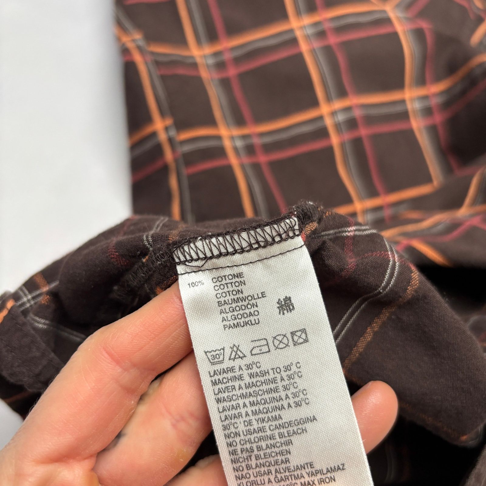 Diesel Vintage Diesel Embroidered Plaid Button Up Shirt Men's 2XL Size US XXL / EU 58 / 5 - 8 Thumbnail