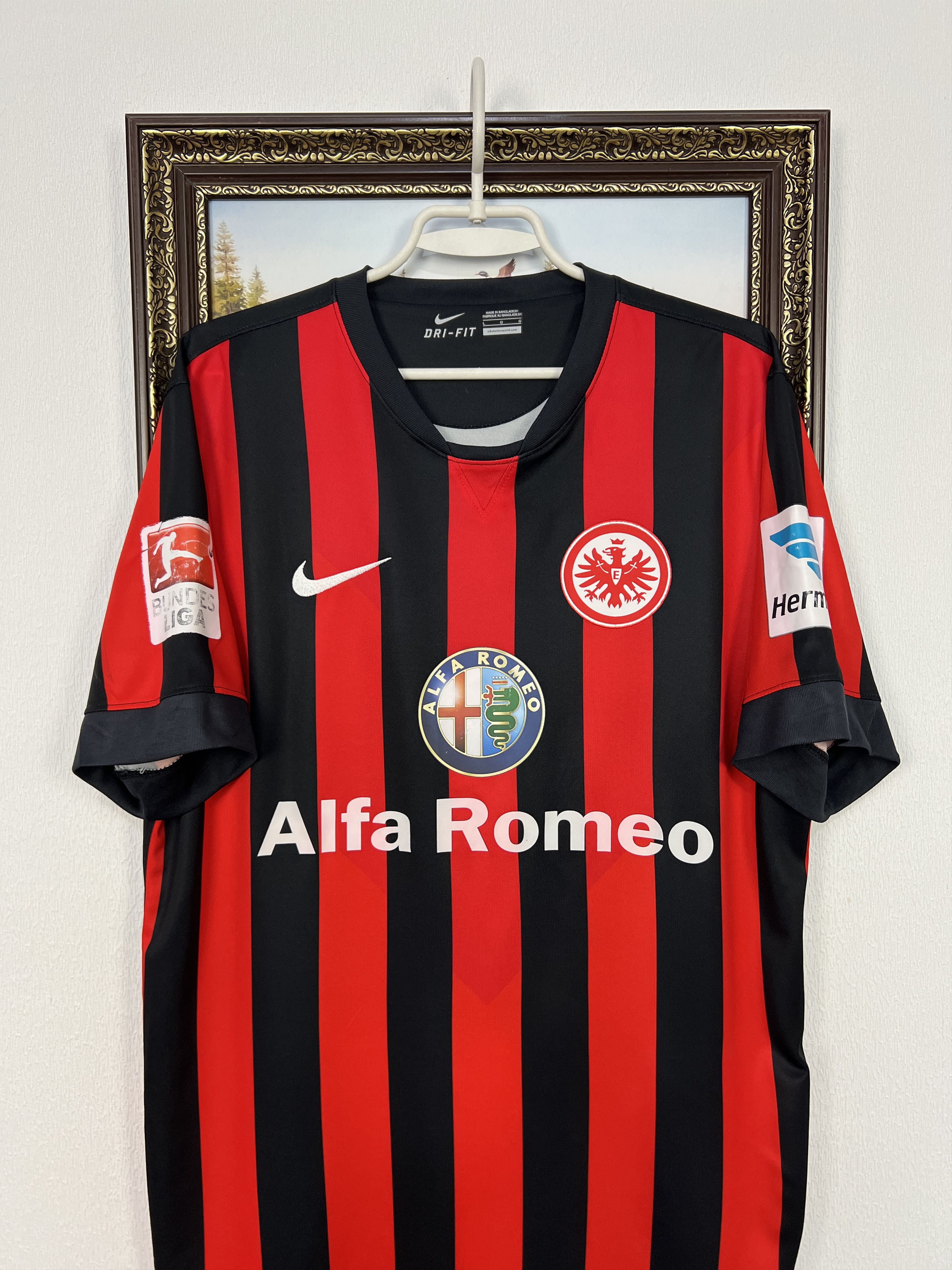 Nike Eintracht Frankfurt Home football shirt 2014 #10 Kadlec Nike Size US XL / EU 56 / 4 - 5 Thumbnail