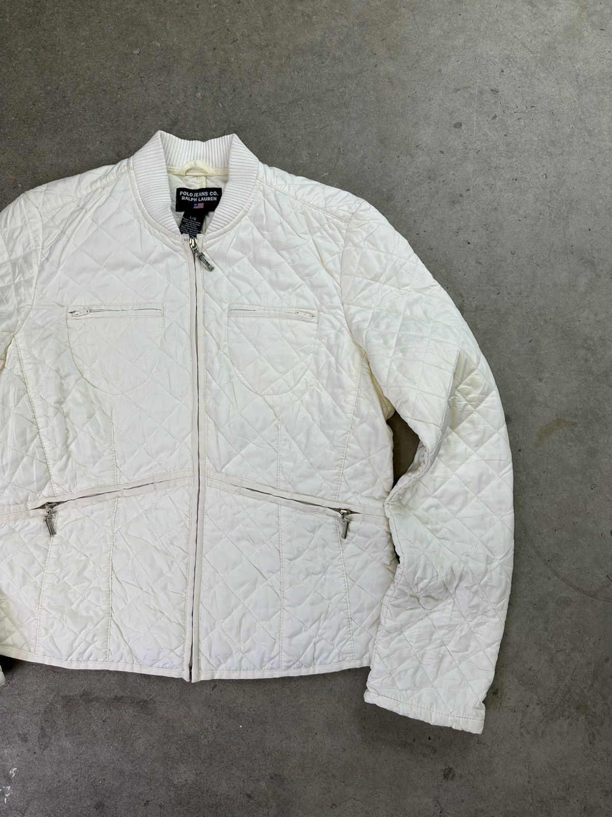 Polo Ralph Lauren Vintage Polo Jeans Co Quilted Jacket Ralph Lauren WMNS Large Size L / US 10 / IT 46 - 2 Thumbnail