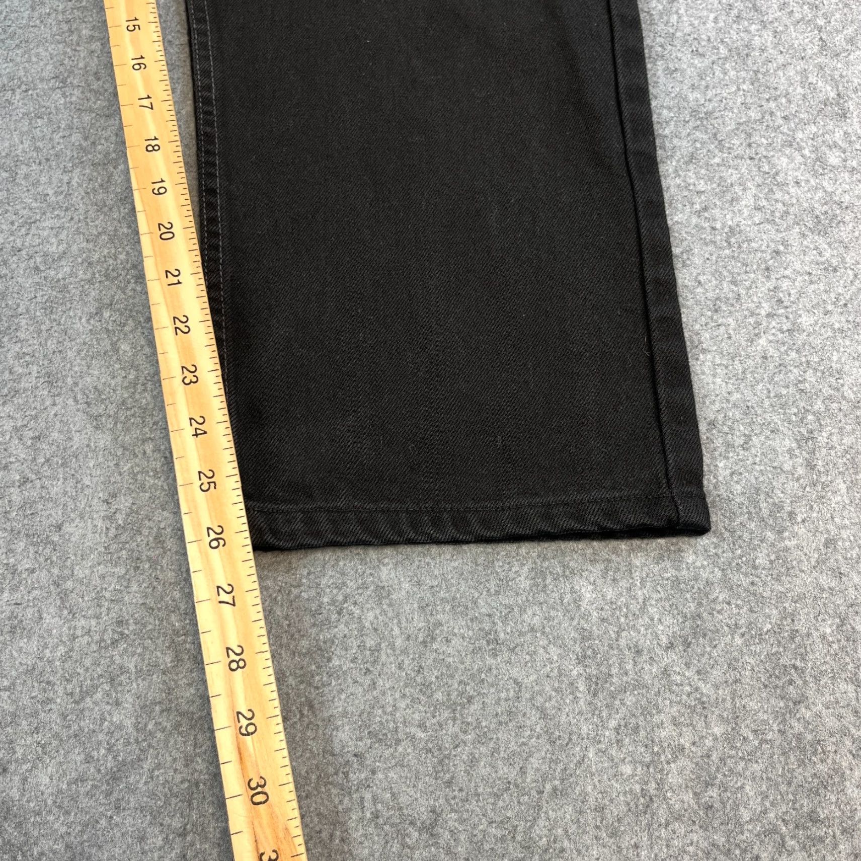 Levi's Vintage Levi's Levi 's 615 Jeans Straight 36 30 Black 90s Orange Tab Zip Fly Cotton Denim Mens Jeans 90s Theme Mens Size US 36 / EU 52 - 4 Thumbnail