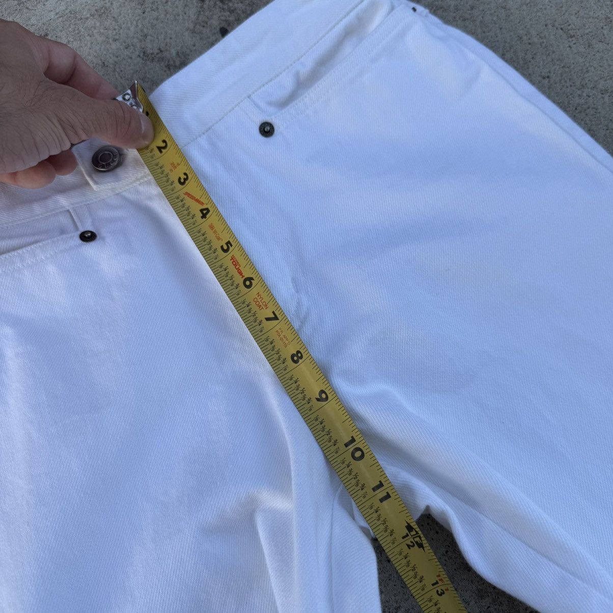 Gucci Vintage Gucci by Tom Ford Women’s White Pants Lampo Zipper Size 28" / US 6 / IT 42 - 17 Thumbnail