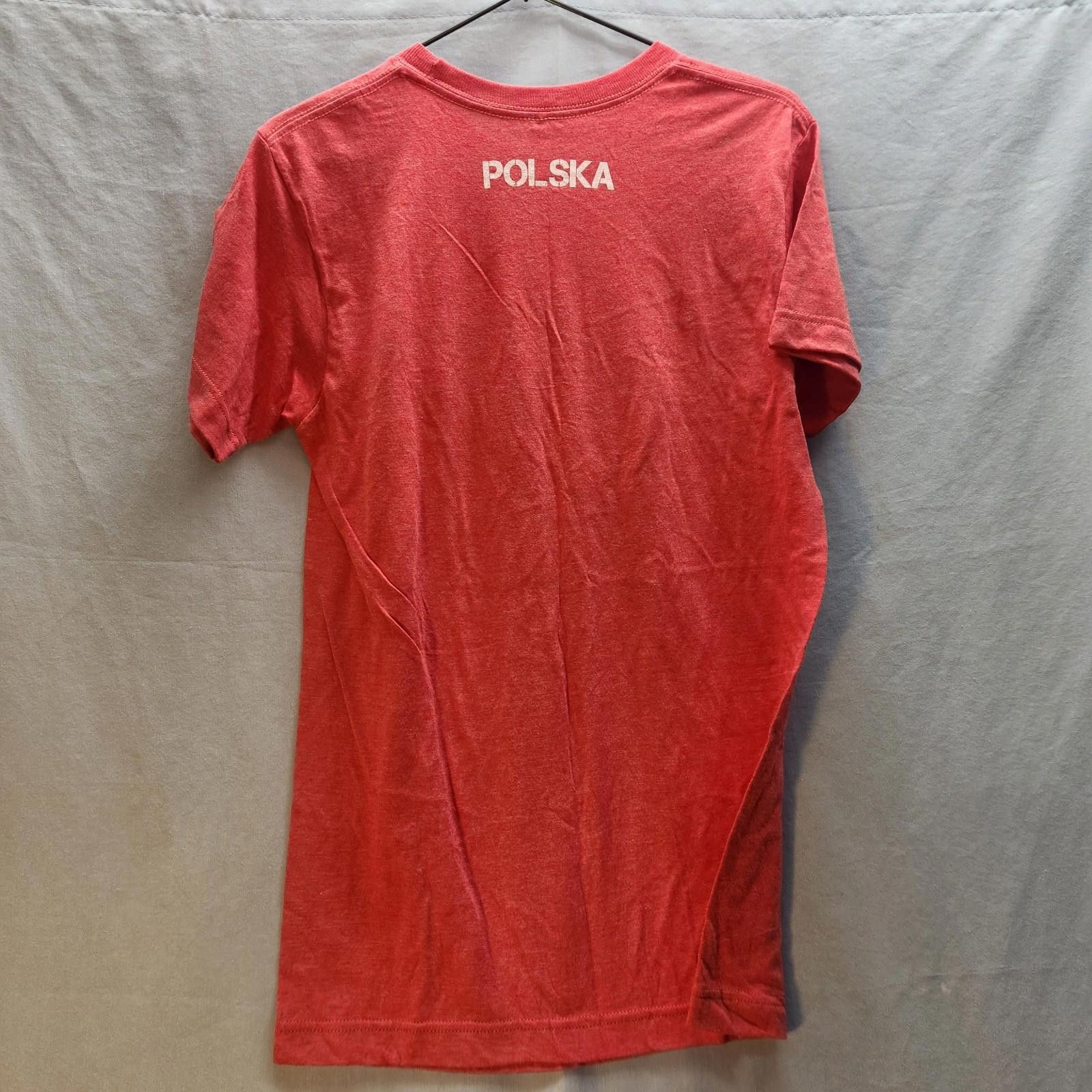 Designer Polish Polska Graphic Tshirt Red Size Small AnnArbor Brand Size US S / EU 44-46 / 1 - 5 Thumbnail