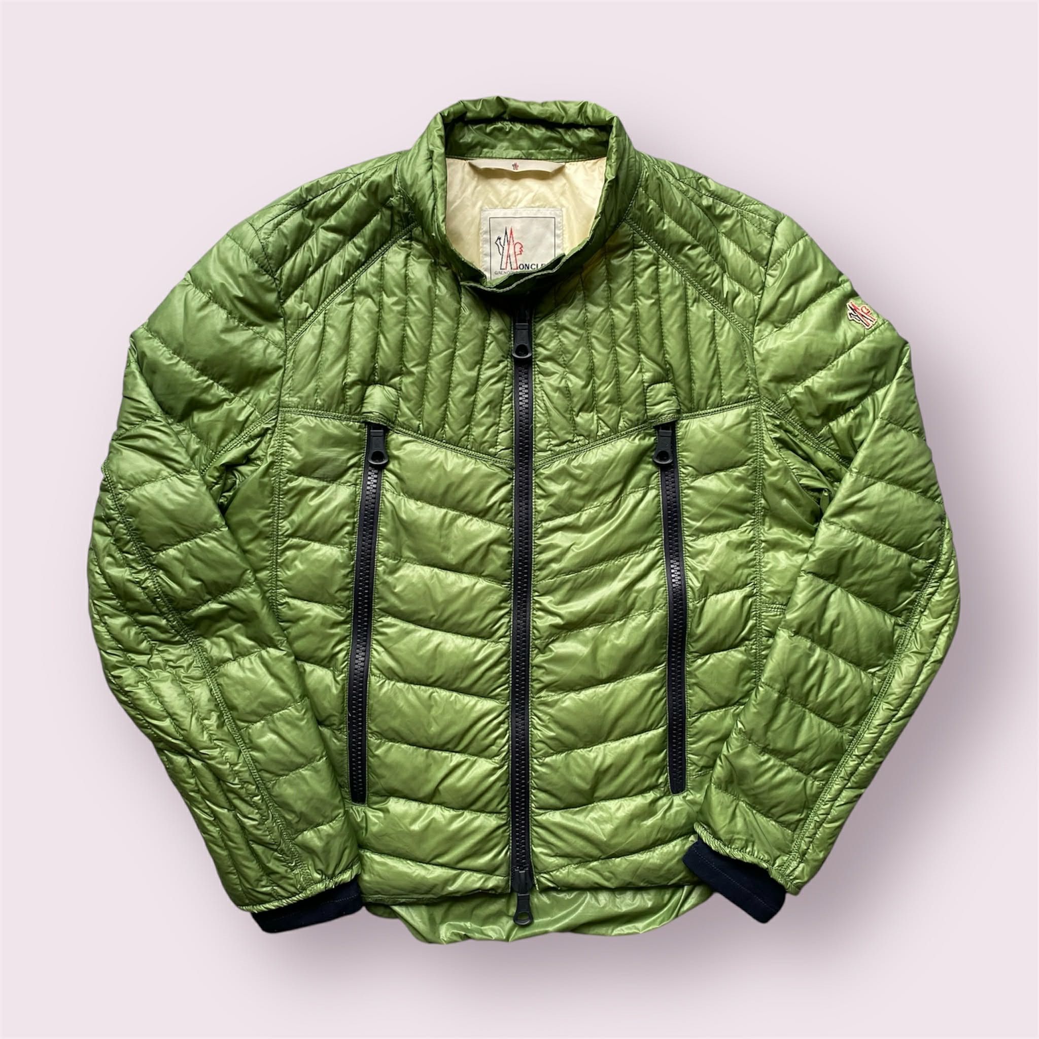 Moncler Grenoble Moncler Grenoble Loiret Giubbotto Green Puffer Down Jacket Size US M / EU 48-50 / 2 - 1 Thumbnail