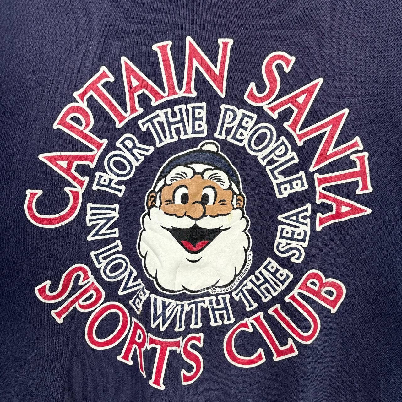Japanese Brand Vtg 90s Captain Santa Sports Club Sweatshirt M Navy Faded Size US M / EU 48-50 / 2 - 5 Thumbnail