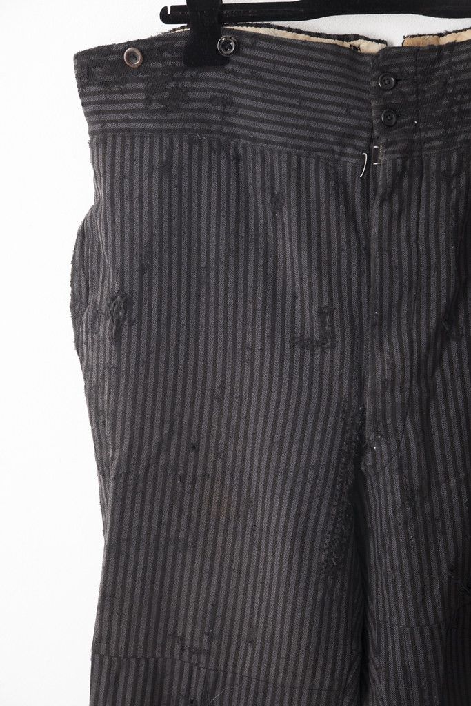 Vintage 1940's destroyed French work pants Size US 38 / EU 54 - 2 Thumbnail