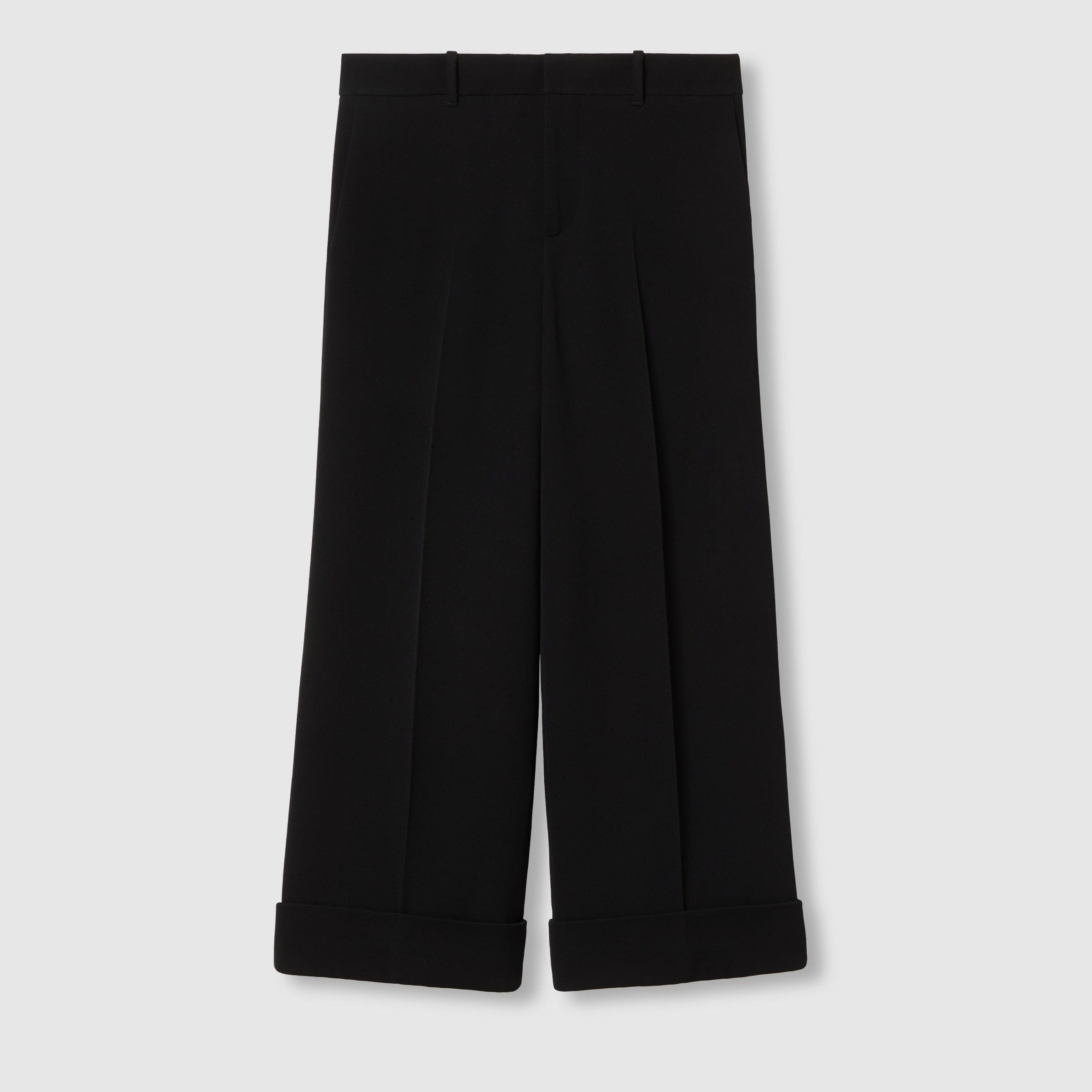 Gucci Embroidered Viscose Sable Pant SIZE 38