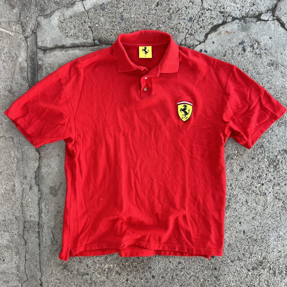 Ferrari × Vintage Polo Racing Shirt Ferrari Size US XL / EU 56 / 4 - 1 Thumbnail