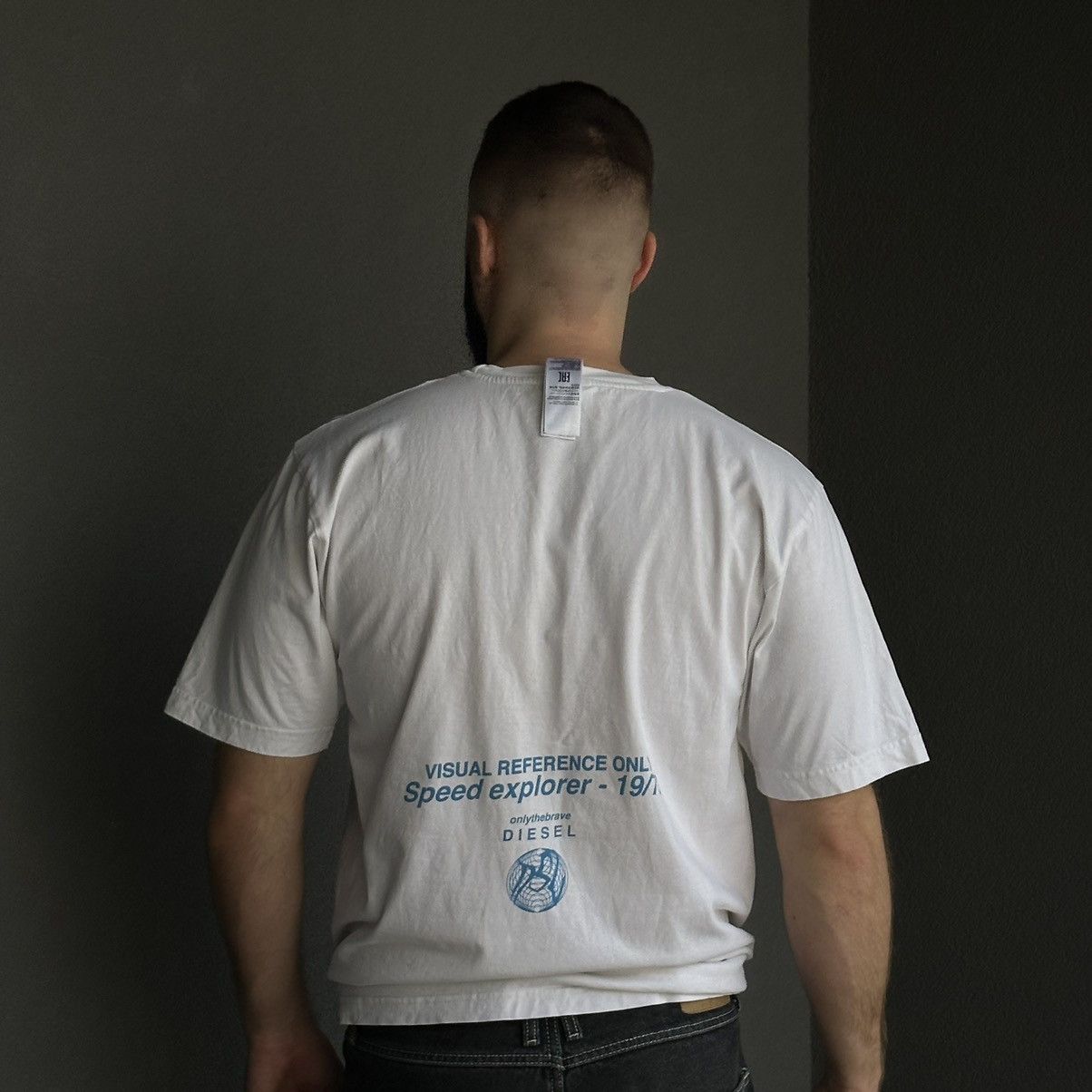 Diesel × Vintage Vintage Diesel T-shirts The Sum Off All Yesterday Y2K 00s Size US L / EU 52-54 / 3 - 2 Thumbnail