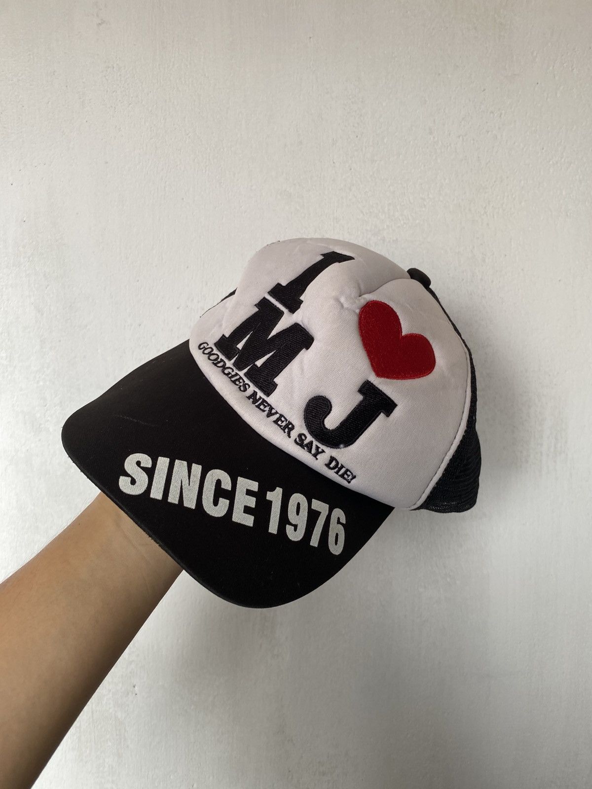 Hysteric Glamour × If Six Was Nine × Japanese Brand Mj Embroidery Poem Trucker Hat Size ONE SIZE - 1 Thumbnail