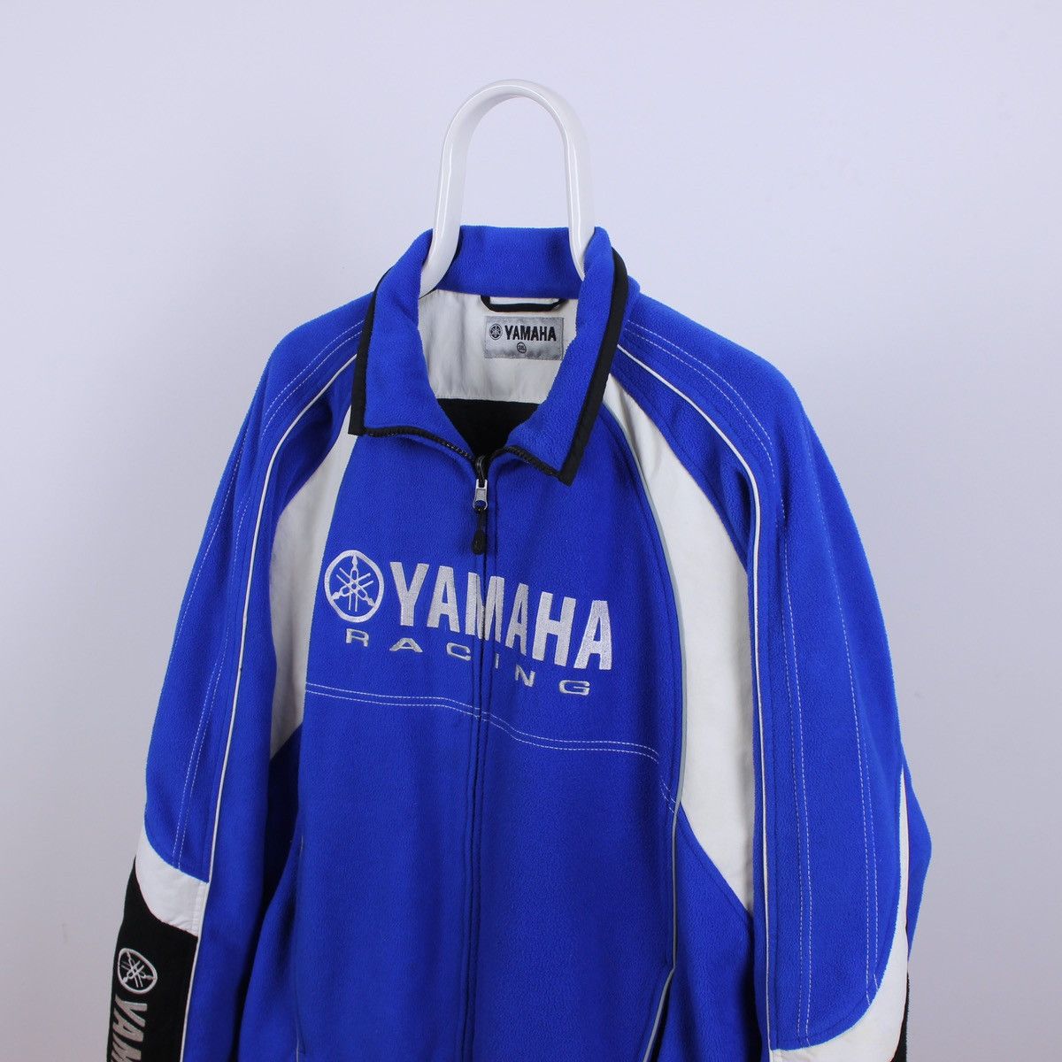Vintage Vintage Yamaha Recing Fleece Jacket Size US L / EU 52-54 / 3 - 1 Thumbnail