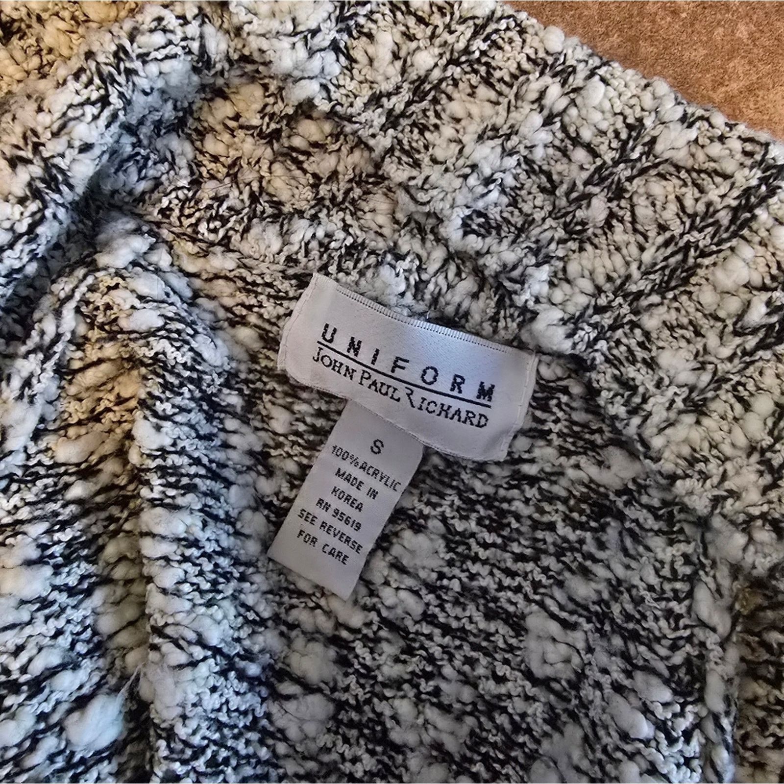 Other White Black | UNIFORM JPR | Duster Cardigan Size S / US 4 / IT 40 - 3 Thumbnail