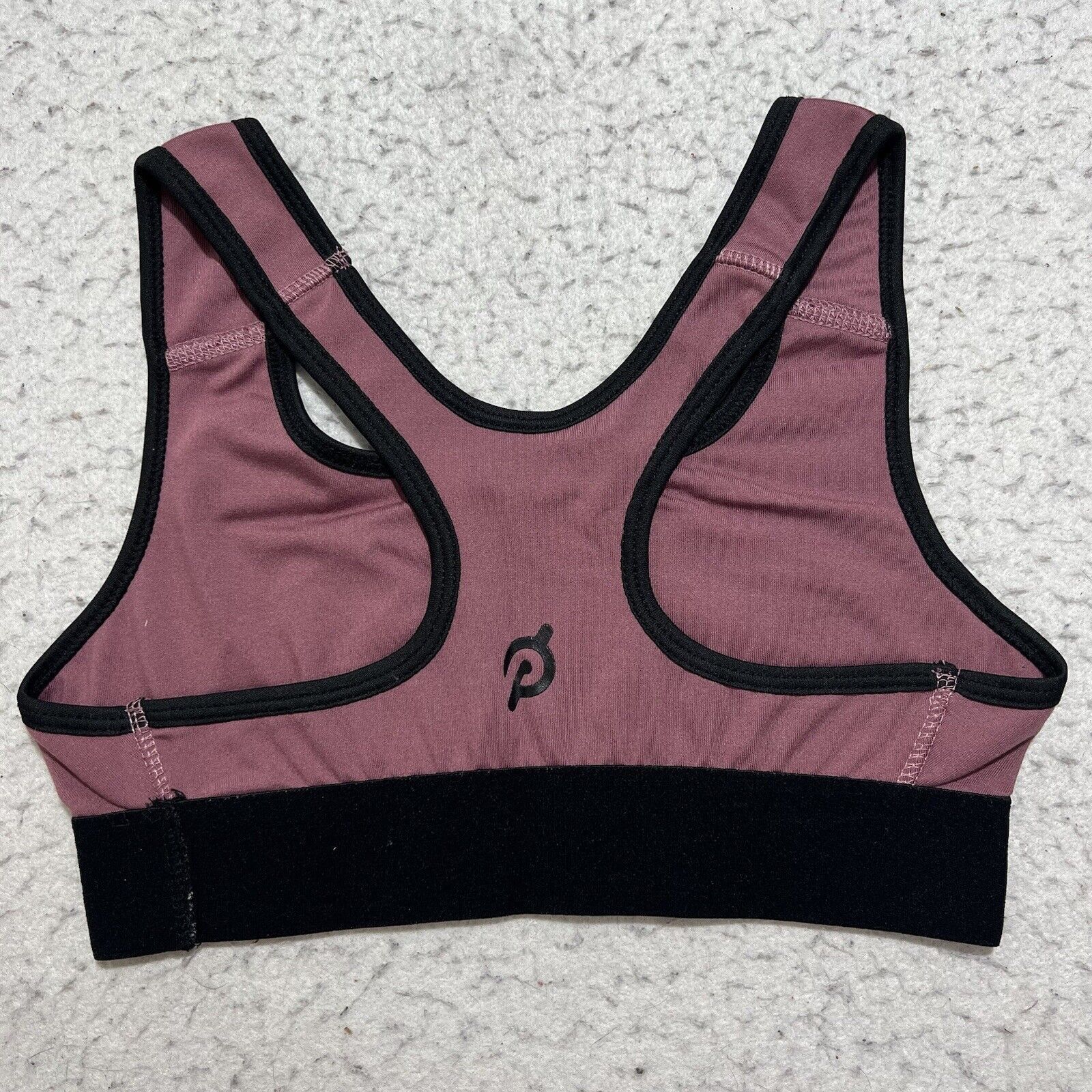 Other Peloton Racerback Sports Bra Mauve Stretch Logo Sportswear Size ONE SIZE - 2 Thumbnail