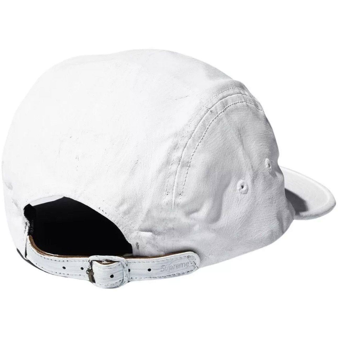 Supreme X Maison Margiela MM6 Painted Camp Cap White