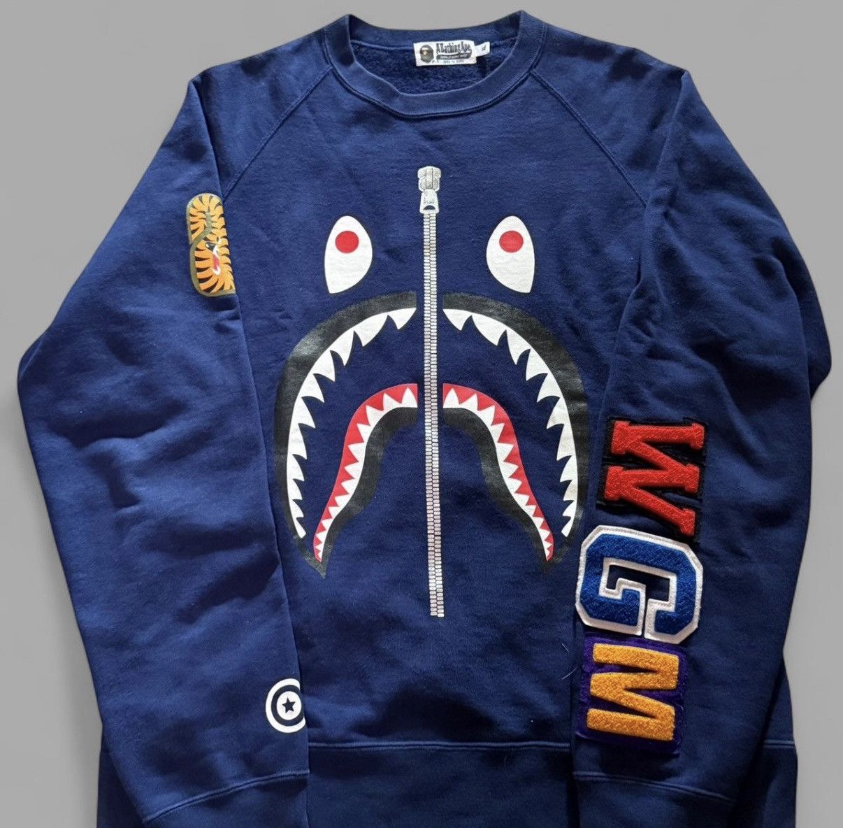 Bape Bape Shark Long Sleeve Size US XL / EU 56 / 4 - 1 Thumbnail