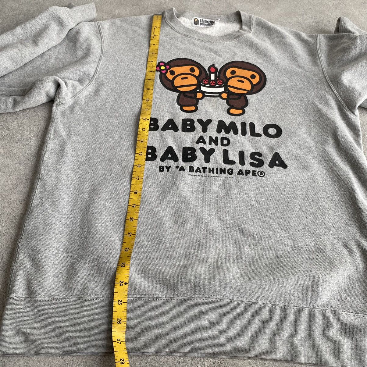 Bape Baby Lisa & Baby Milo Crewneck Size US XL / EU 56 / 4 - 12 Thumbnail