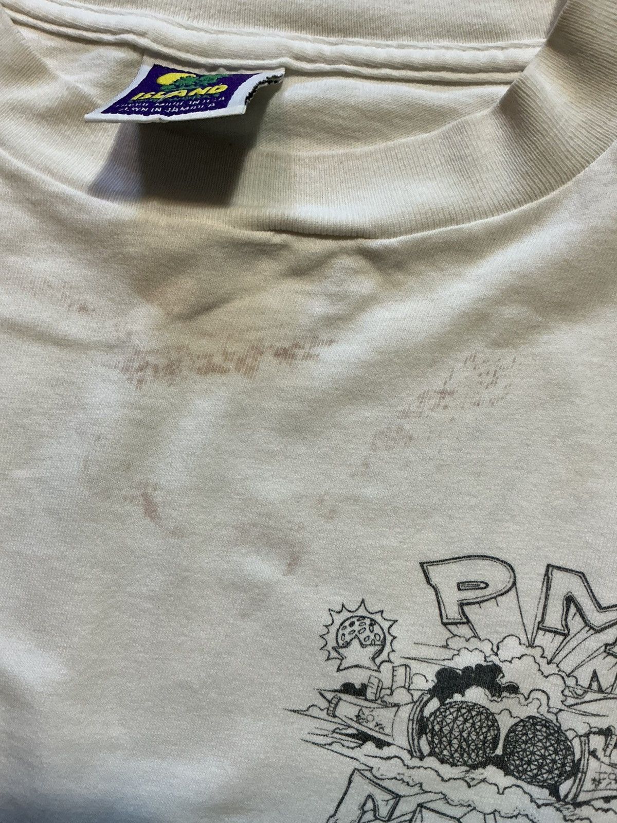 Vintage 1998 O.F.T.B. Operation From The Bottom Flat Broke T-Shirt Size US L / EU 52-54 / 3 - 8 Thumbnail