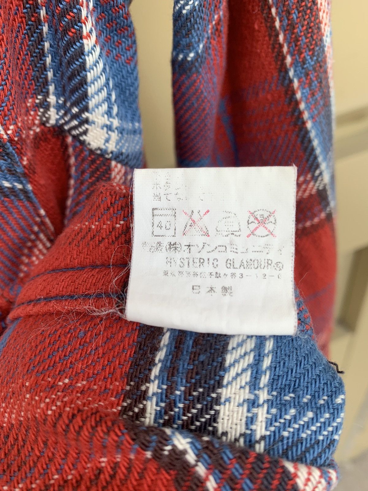Hysteric Glamour × Japanese Brand × Vintage Vintage Histeric Glamour Flanel Size S / US 4 / IT 40 - 8 Thumbnail