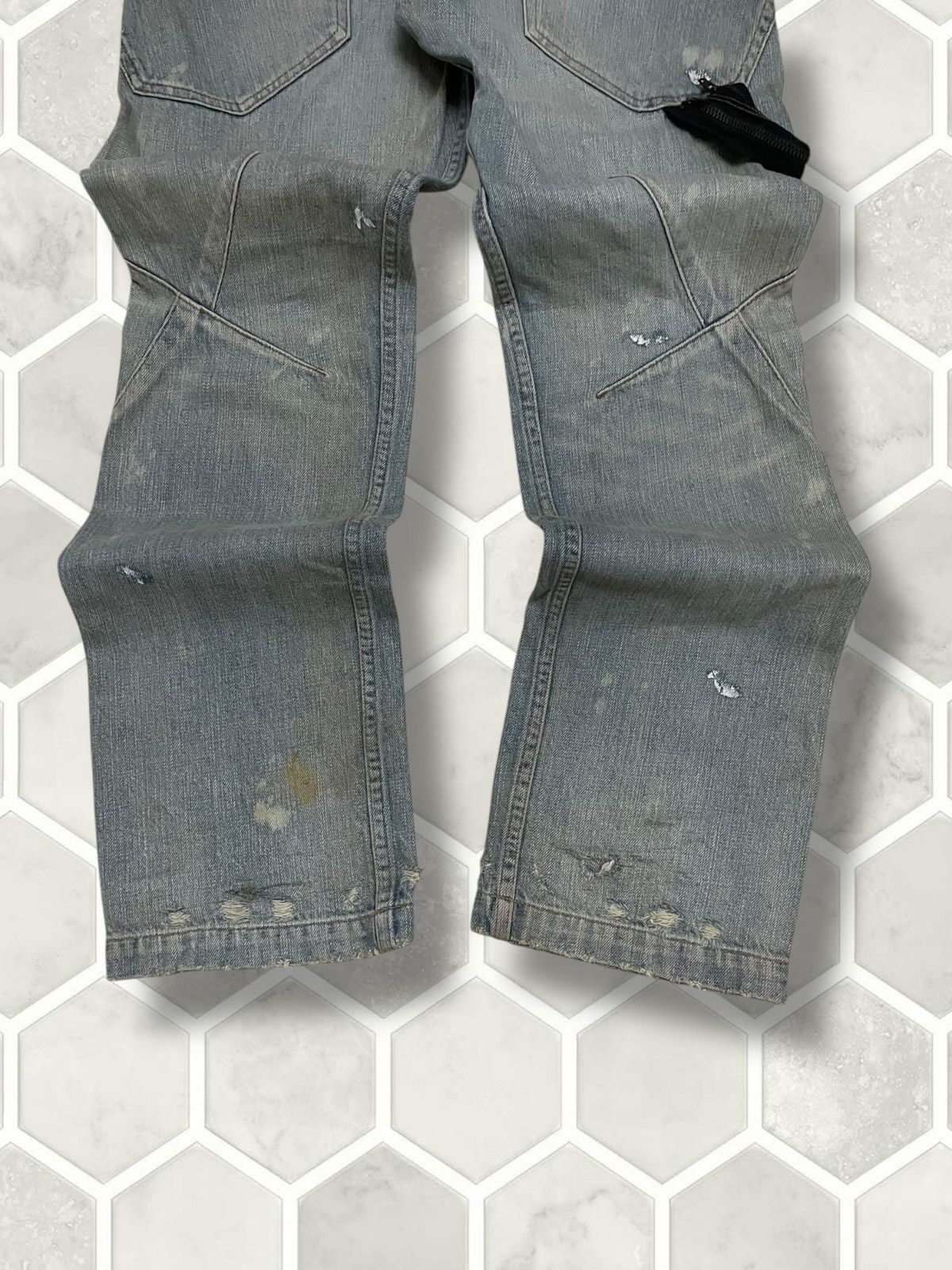 Tornado Mart Vintage Original Designer Japan RNA Punk Mudwash Denim Size US 31 - 13 Thumbnail