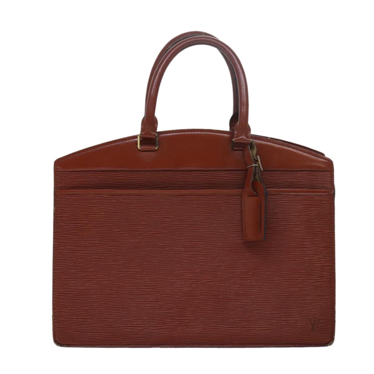 Louis Vuitton LOUIS VUITTON Epi Riviera Hand Bag Brown M48183 Size ONE SIZE - 2 Thumbnail