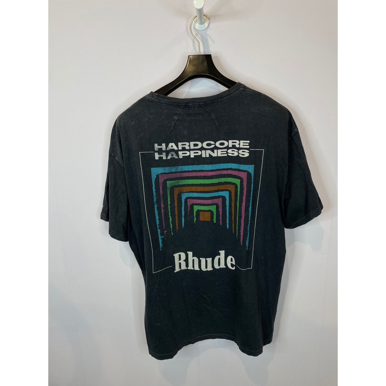 Rhude Rhude Hardcore Tee Black Wash Multi Used XS Size US XS / EU 42 / 0 - 3 Thumbnail