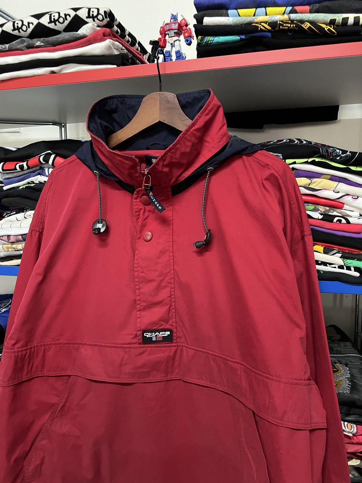 Chaps Ralph Lauren Vintage 90s Chaps Ralph Lauren Anorak Hoodie Jacket Size US XL / EU 56 / 4 - 5 Thumbnail