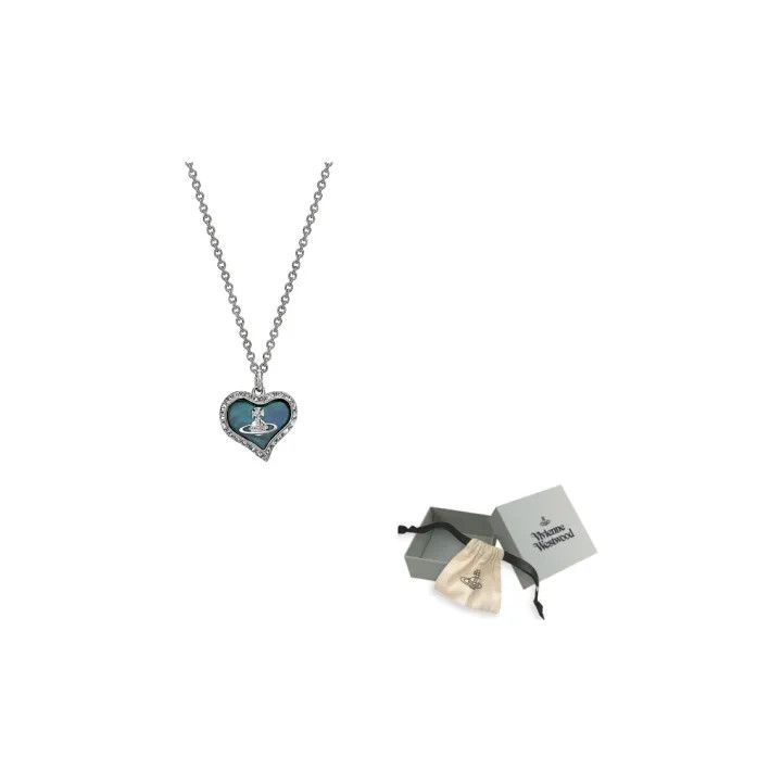 Vivienne Westwood Vivienne Westwood Petra Pendant Heart Necklace 0079 Size ONE SIZE - 1 Thumbnail