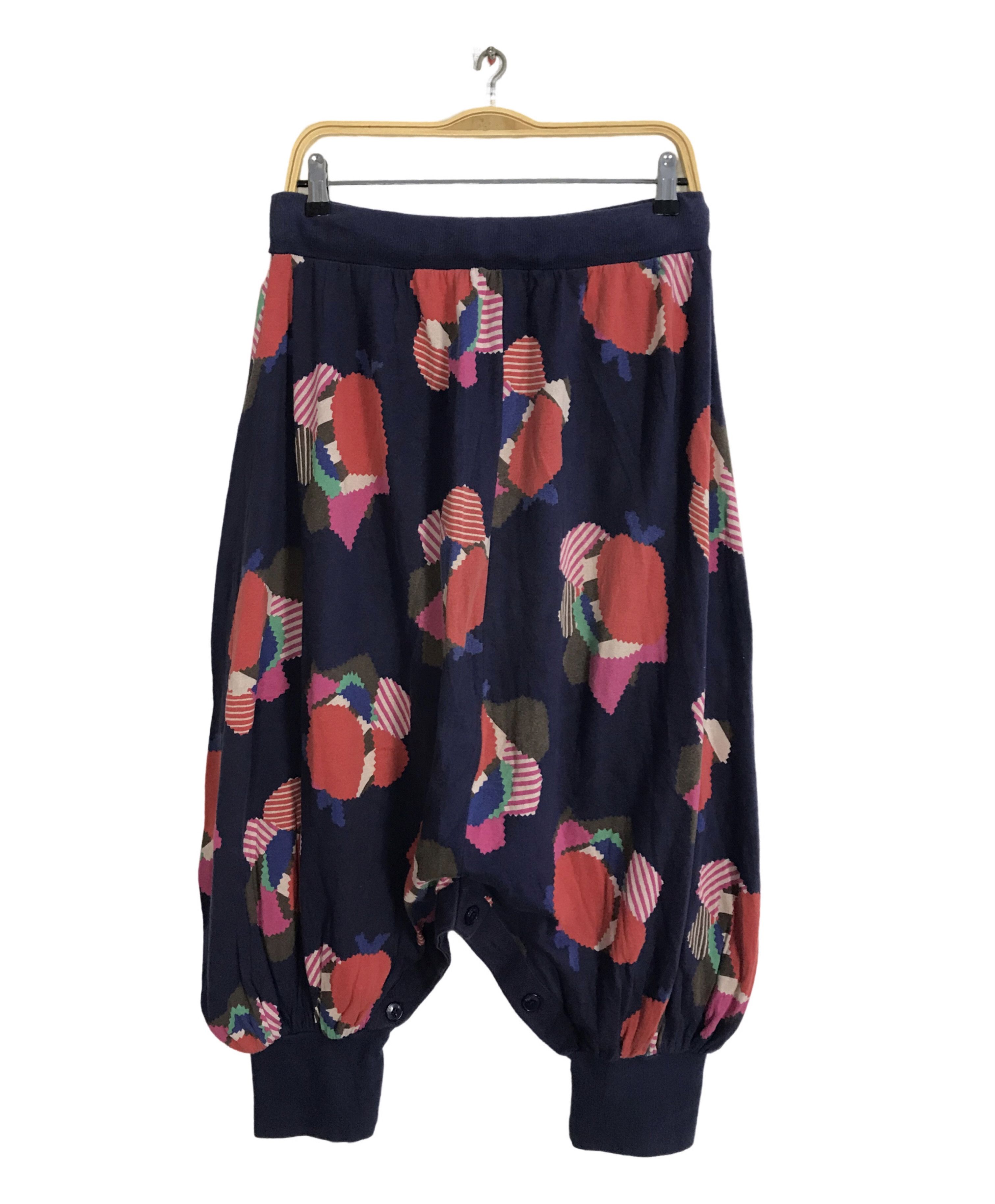 Issey Miyake Issey Miyake Ne-net Floral Baggy Balloon Pant Apple Art Size 30" / US 8 / IT 44 - 2 Thumbnail