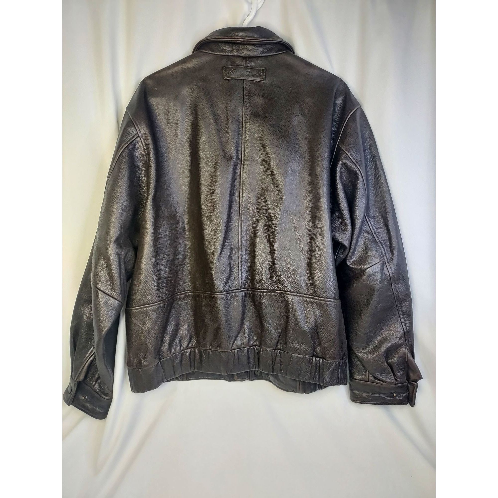 Eddie Bauer Eddie Bauer Men's Leather Jacket L Brown Genuine Leather Dis Size US L / EU 52-54 / 3 - 2 Thumbnail