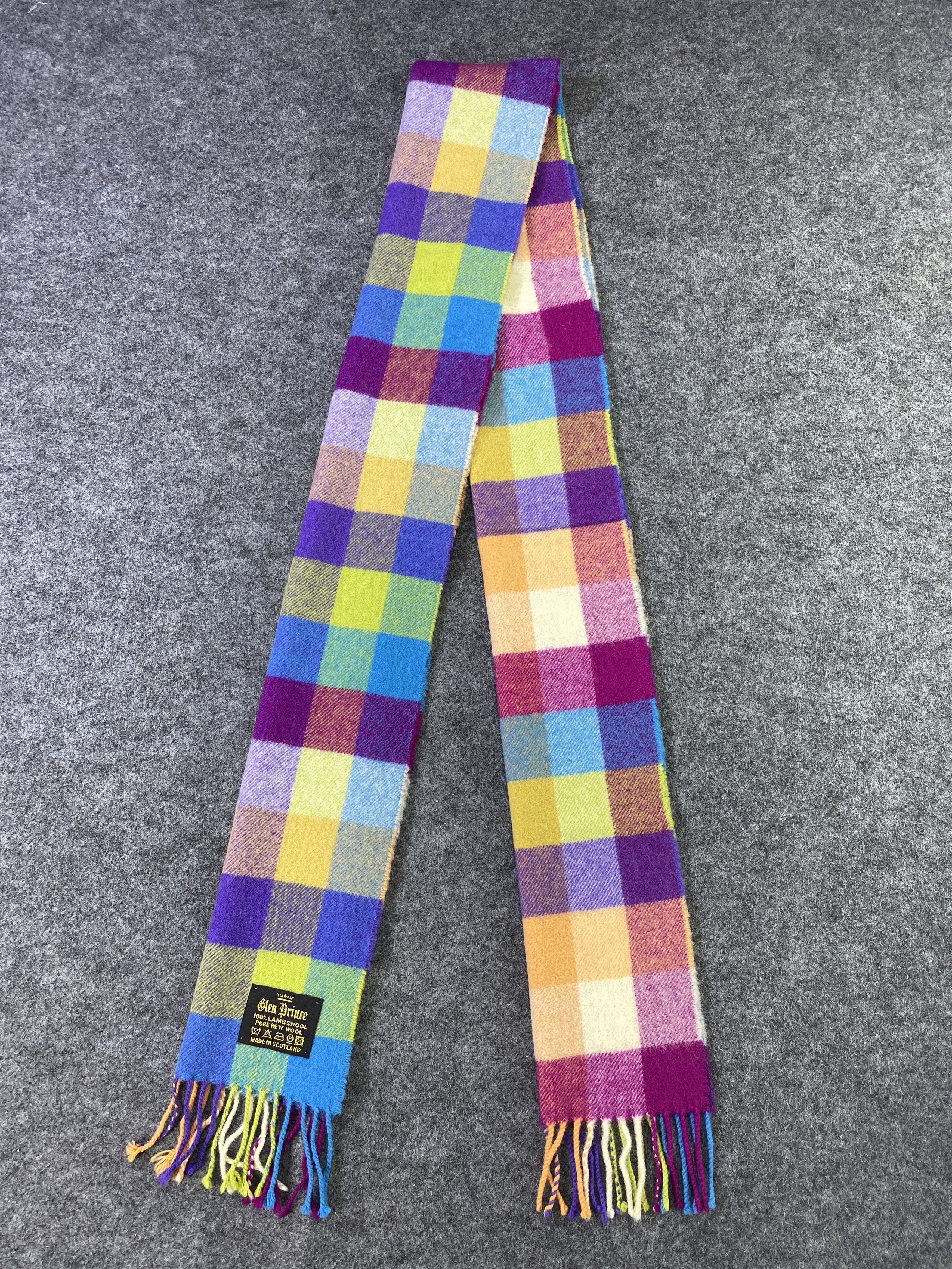 Vintage GLEN PRINCE Scarf/Muffler/Neckwear -T741 Size ONE SIZE - 4 Thumbnail