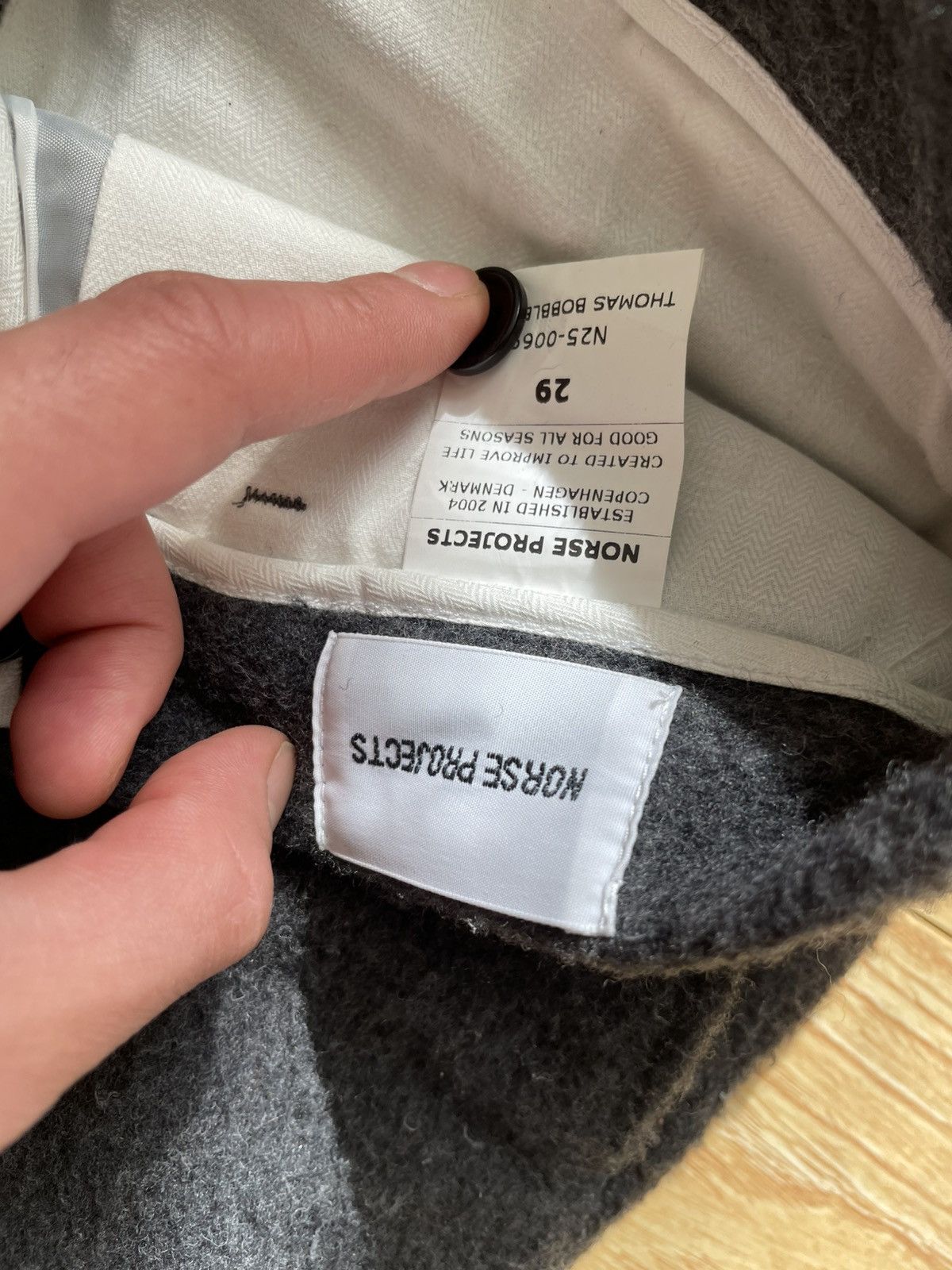 Norse Projects Norse Projects Wool Trousers Size US 29 - 4 Thumbnail